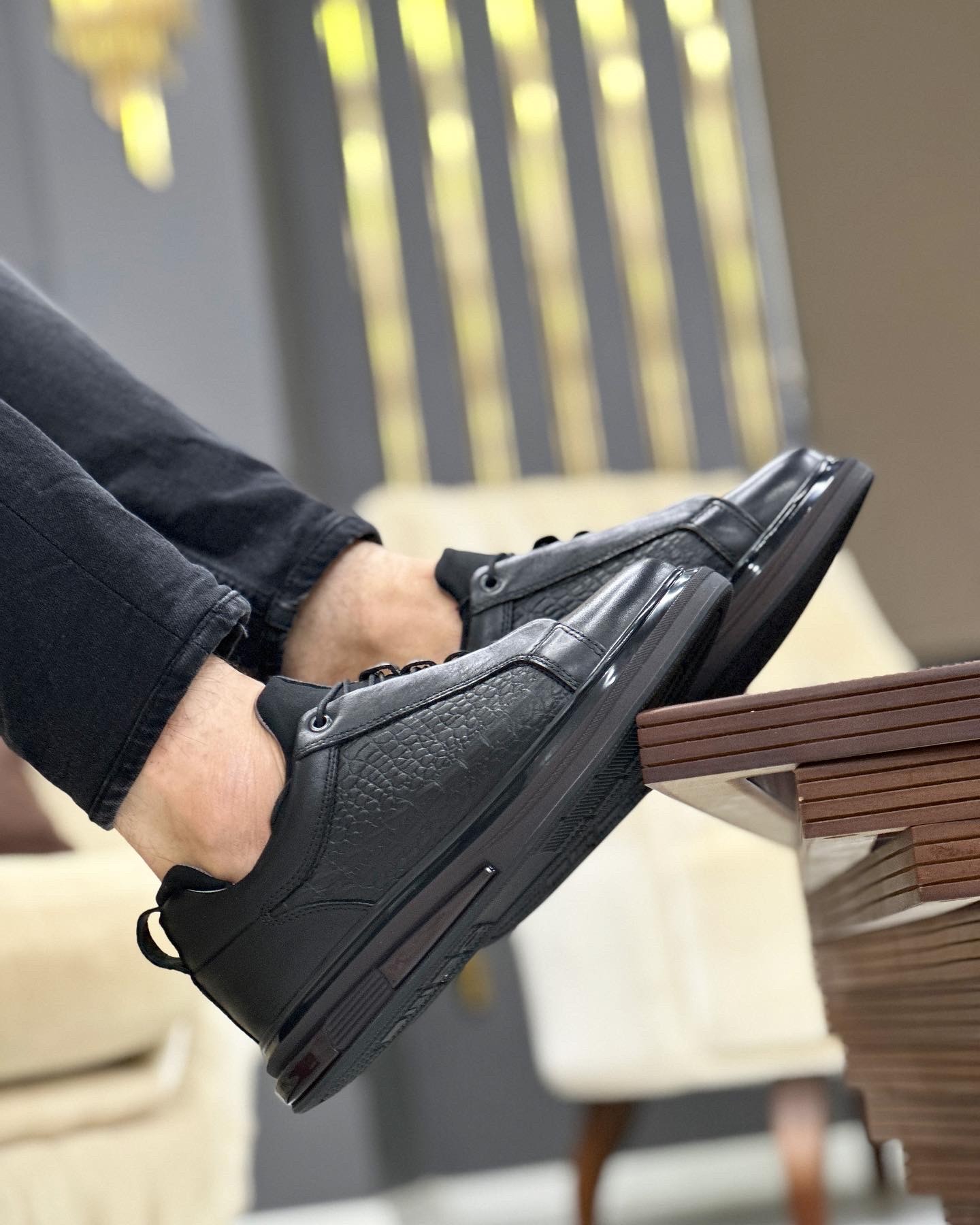 CROC HAKİKİ DERİ AİR TABAN GÜNLÜK ERKEK SNEAKER AYAKKABI