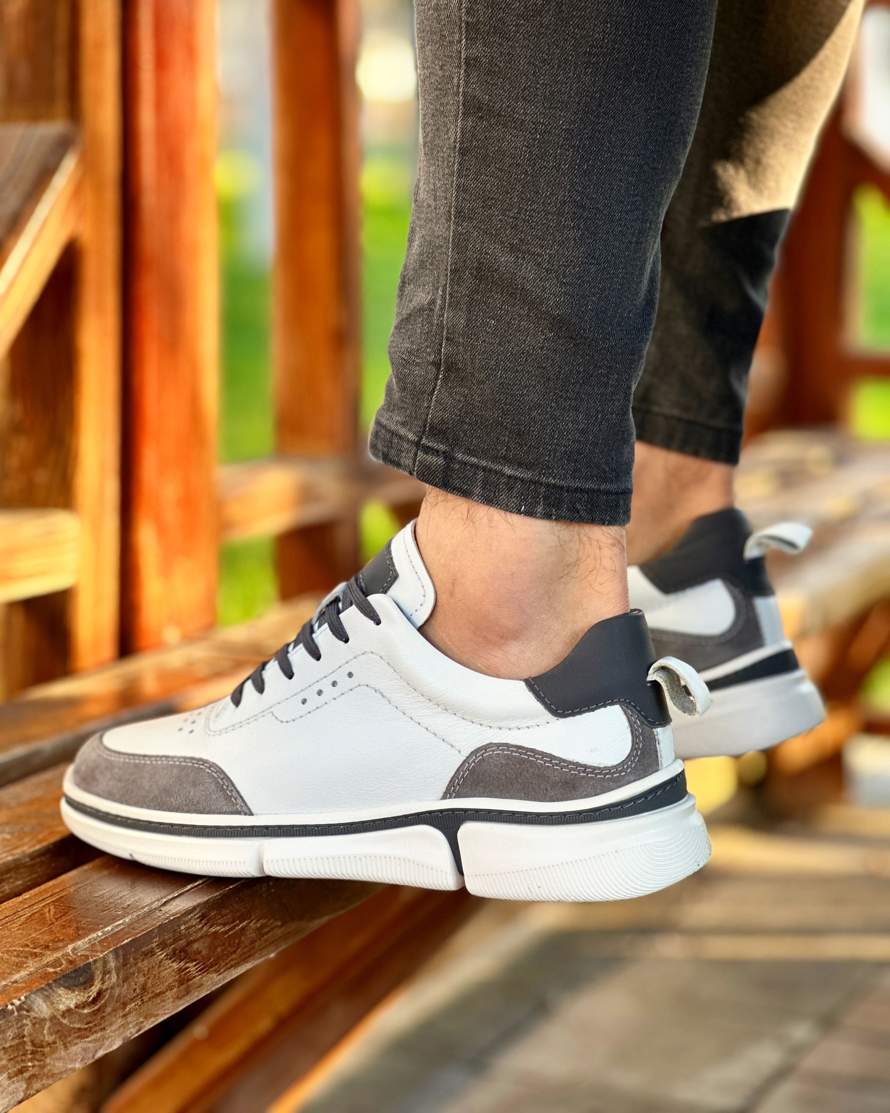 ARMİN HAKİKİ DERİ EVA TABAN GÜNLÜK ERKEK SNEAKER ERKEK AYAKKABI