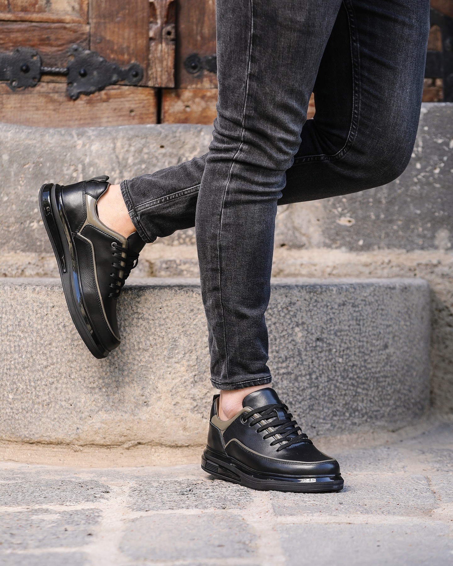 WAYGRE HAKİKİ DERİ AİR TABAN GÜNLÜK ERKEK SNEAKER AYAKKABI