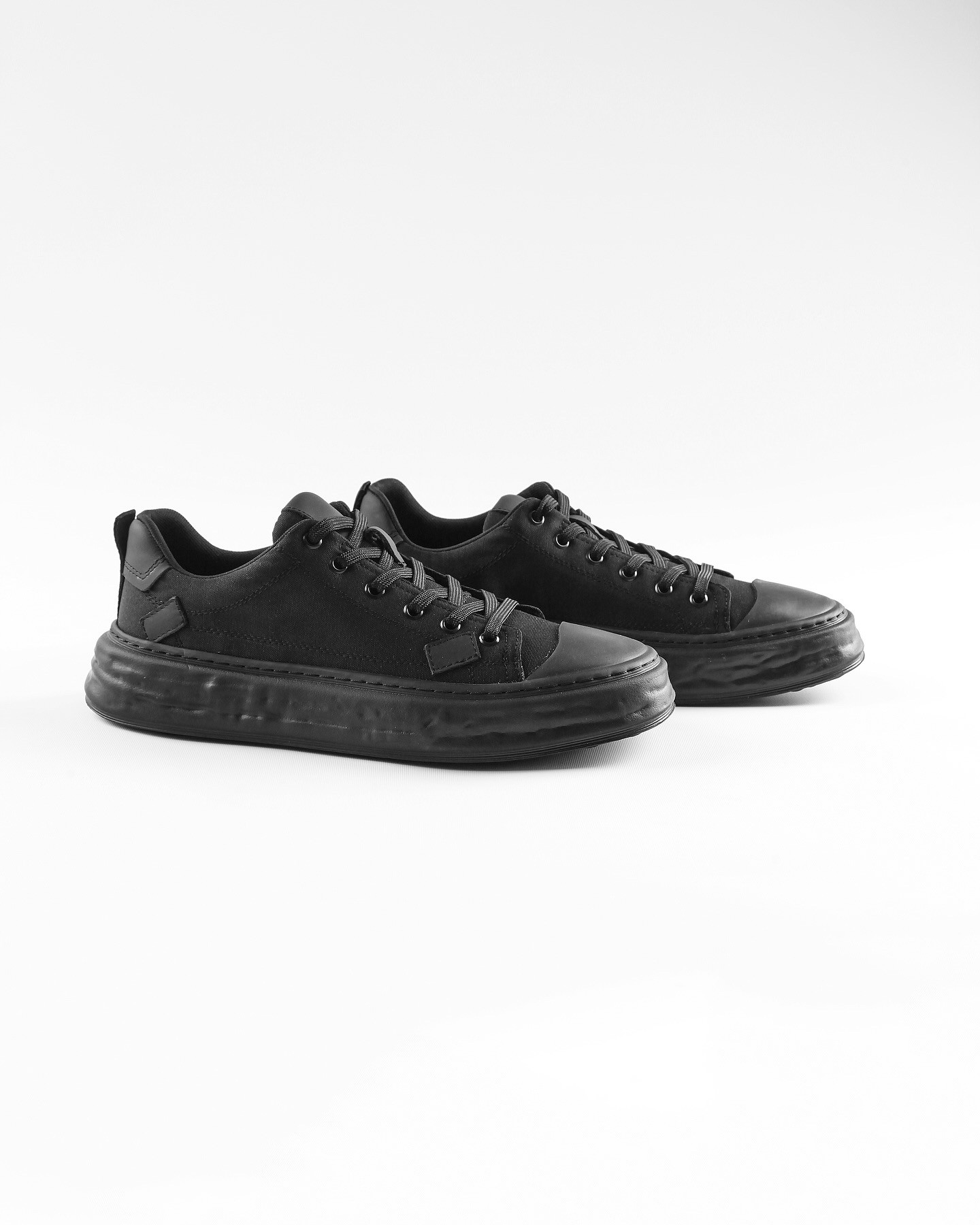 KETEN AİR TABAN GÜNLÜK ERKEK SNEAKER AYAKKABI - Siyah