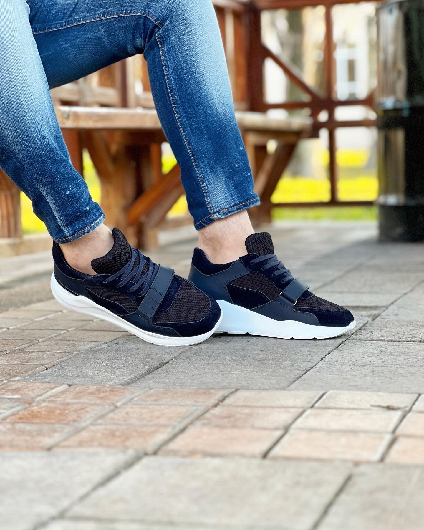ICON KETEN EVA TABAN GÜNLÜK ERKEK SNEAKER AYAKKABI - Lacivert