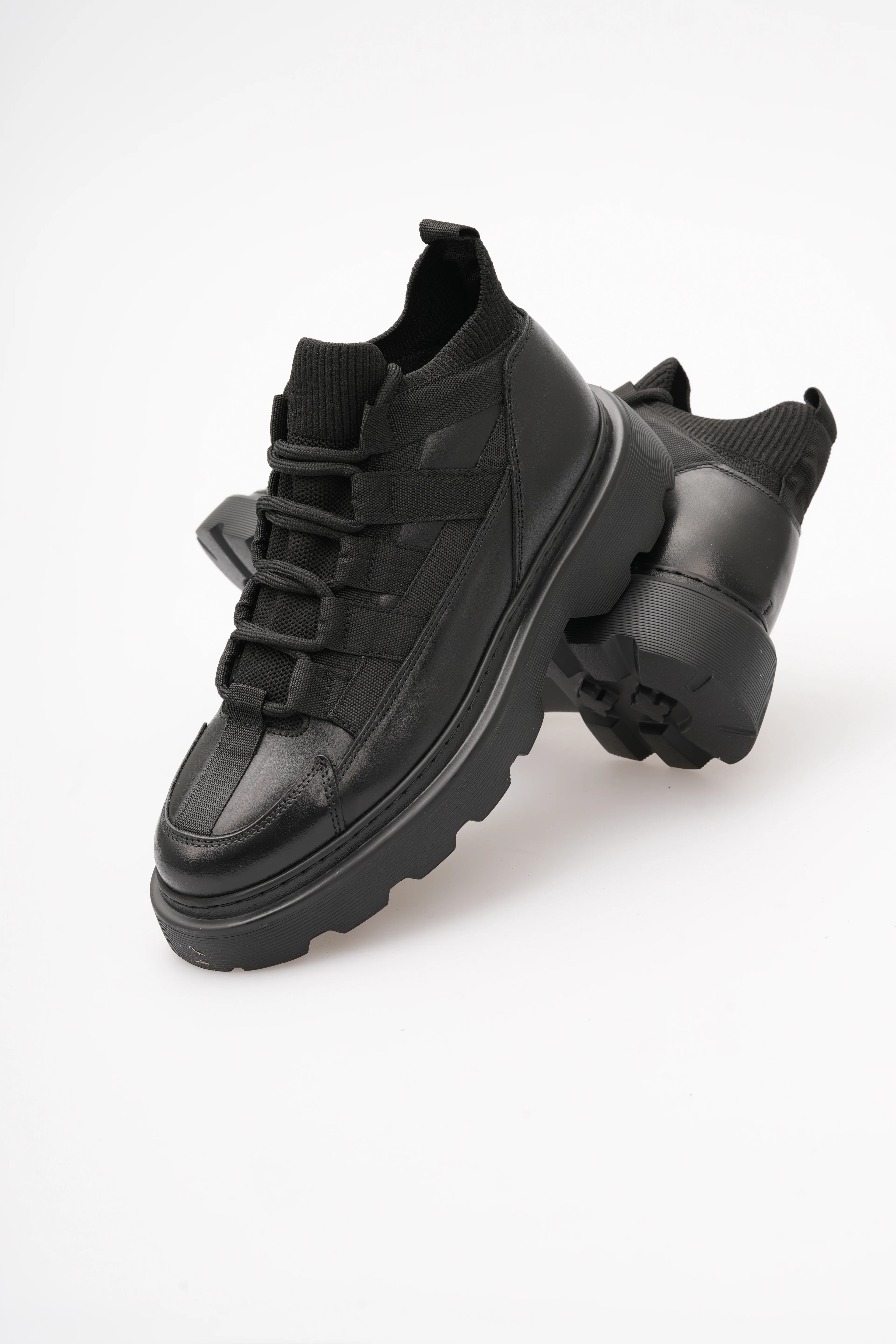 MARLEN HAKİKİ DERİ GÜNLÜK ERKEK BOT - Siyah