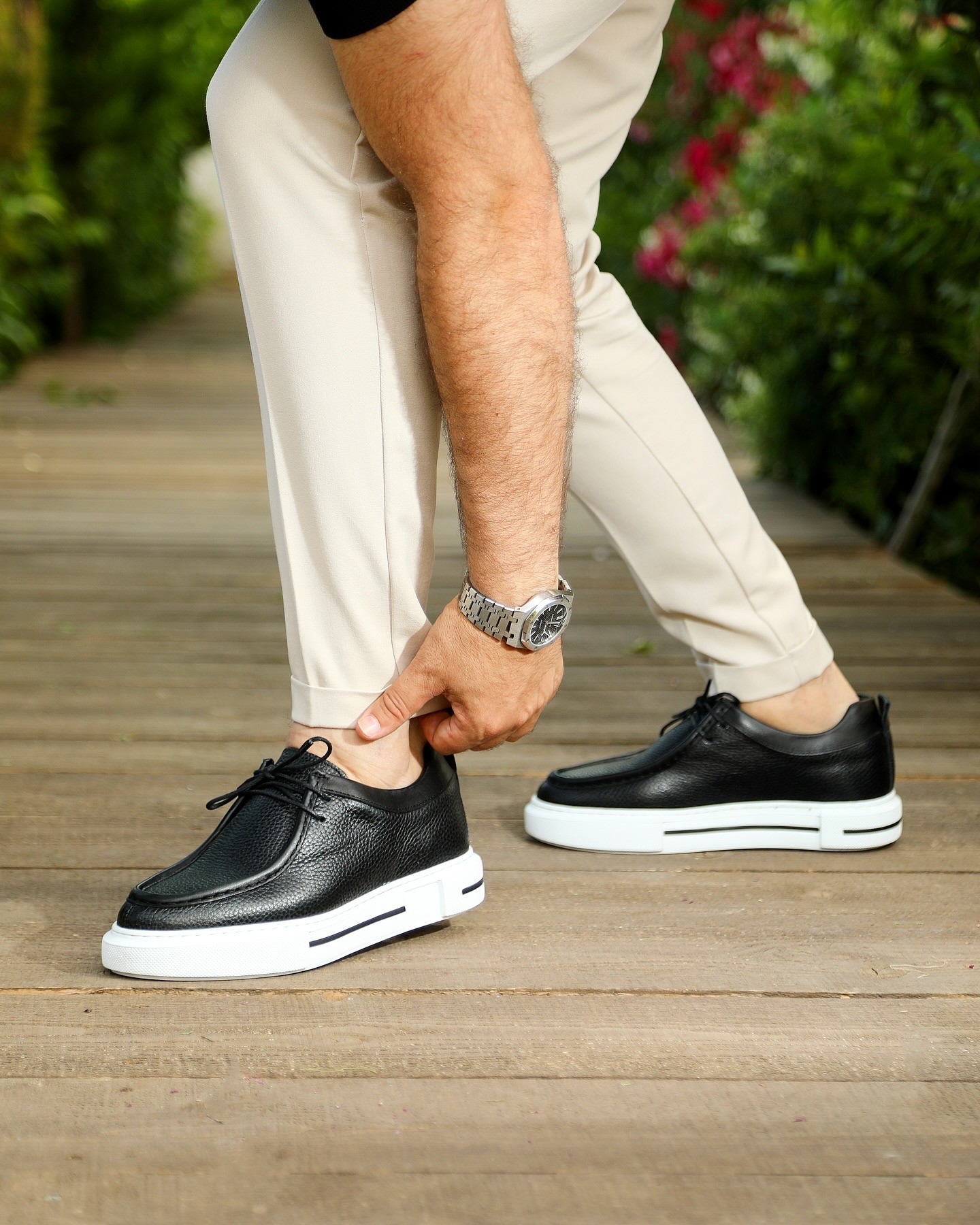 SATUN HAKİKİ DERİ EVA TABAN GÜNLÜK ERKEK SNEAKER AYAKKABI