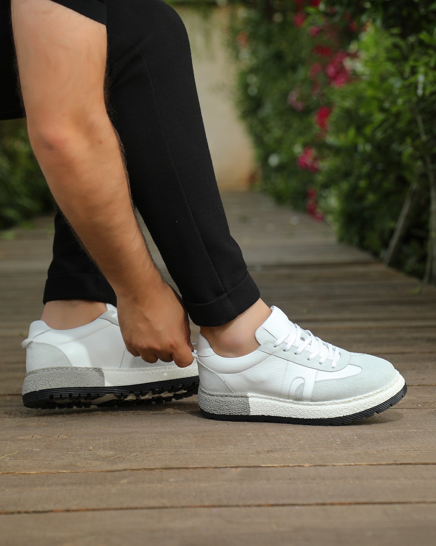 DARUN HAKİKİ DERİ EVA TABAN GÜNLÜK ERKEK SNEAKER AYAKKABI