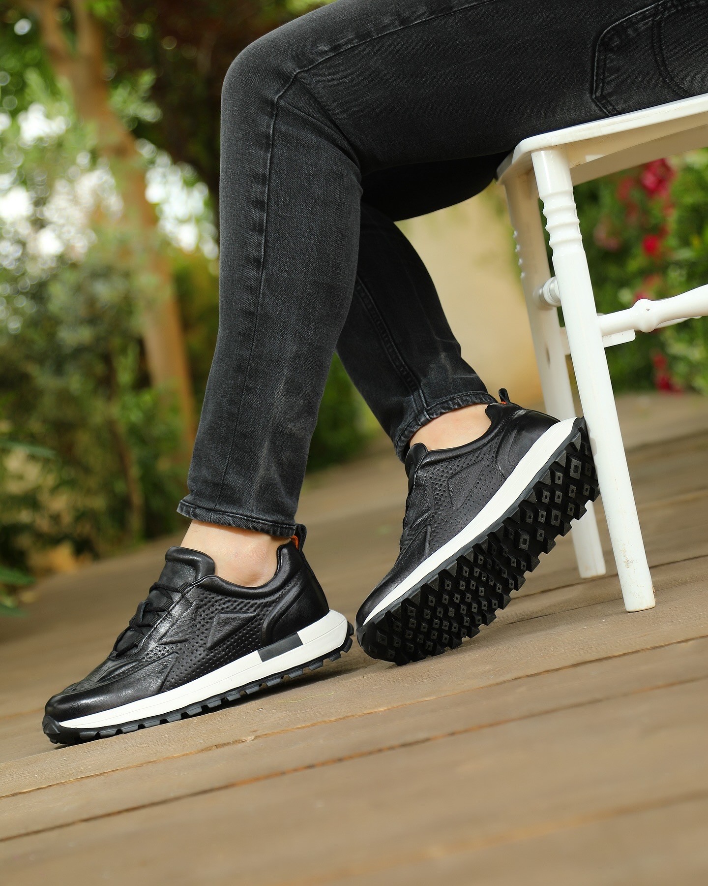 KEVOR HAKİKİ DERİ AİR TABAN GÜNLÜK ERKEK SNEAKER AYAKKABI