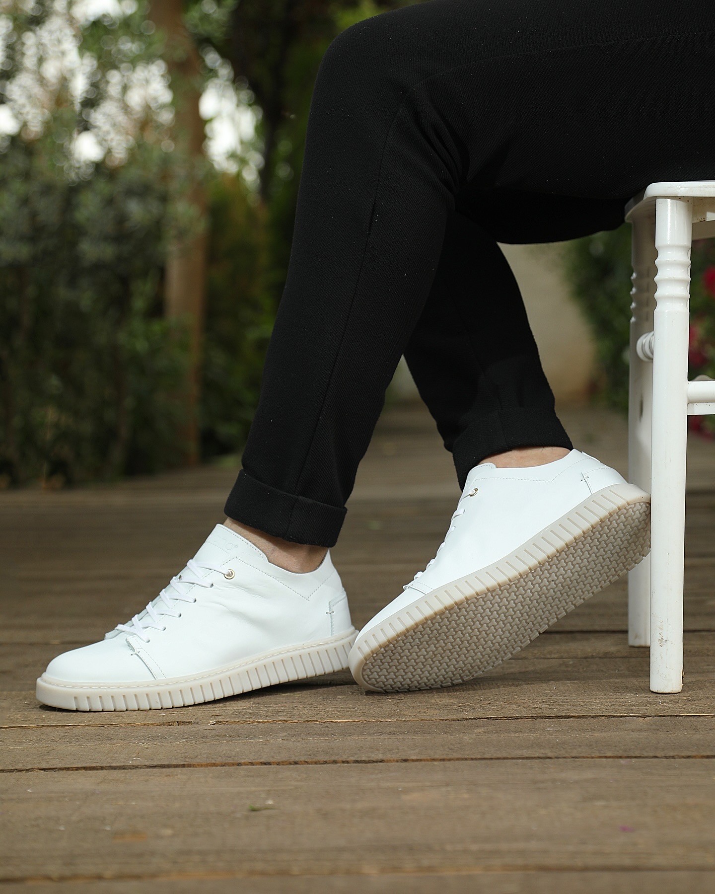 SEMDO HAKİKİ DERİ GÜNLÜK ERKEK SNEAKER AYAKKABI