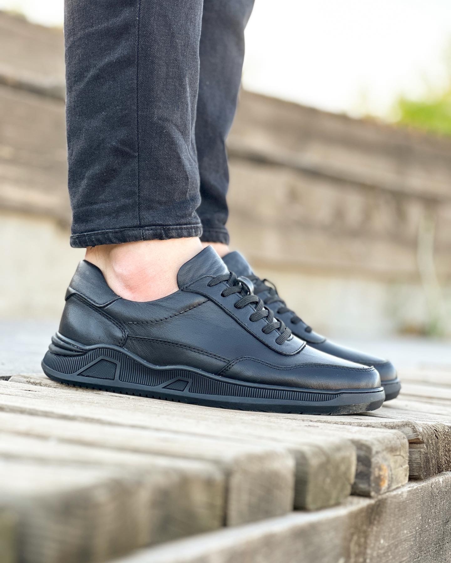 PACE HAKİKİ DERİ GÜNLÜK ERKEK SNEAKER AYAKKABI