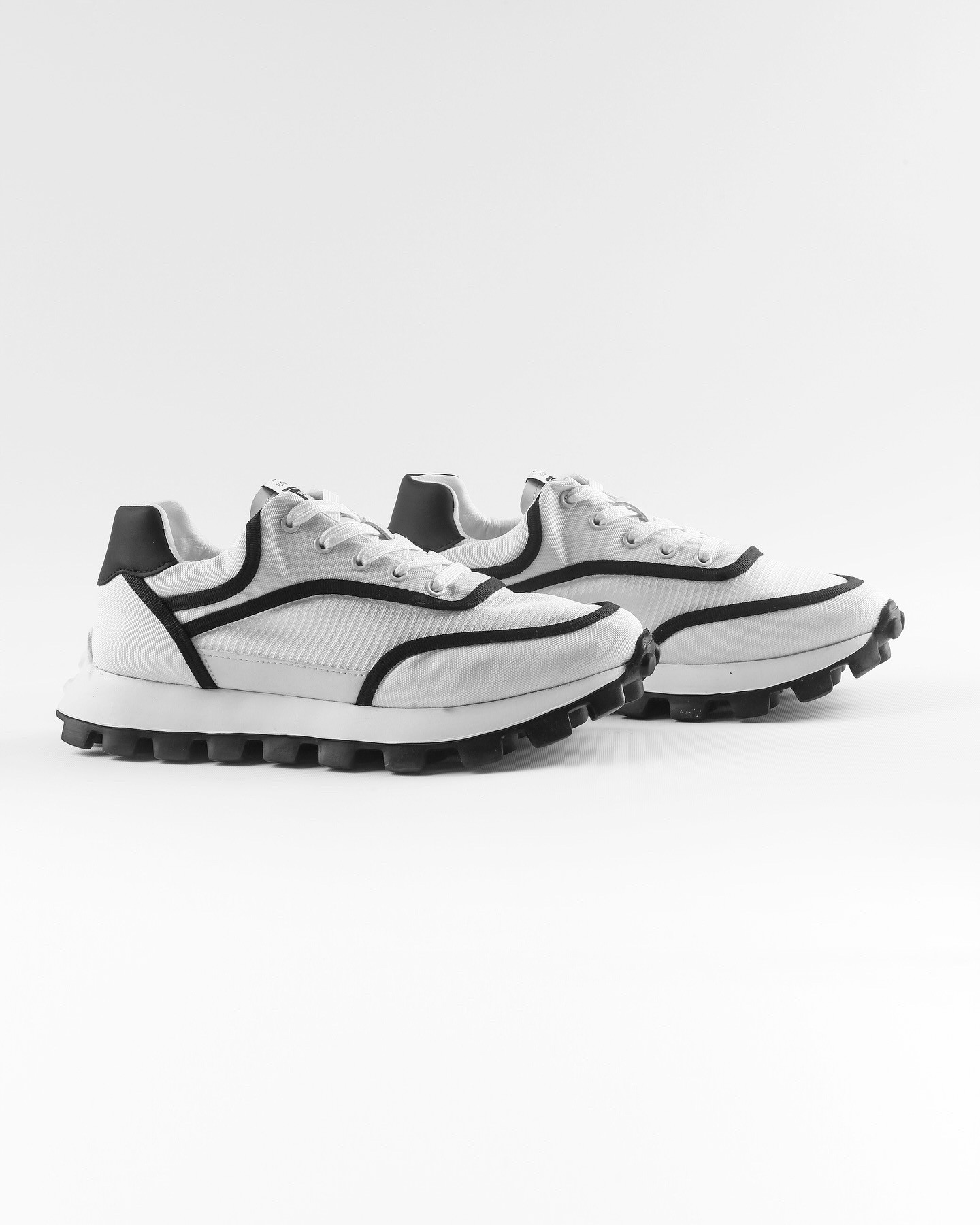 HALDE KETEN GÜNLÜK ERKEK SNEAKER AYAKKABI - Beyaz