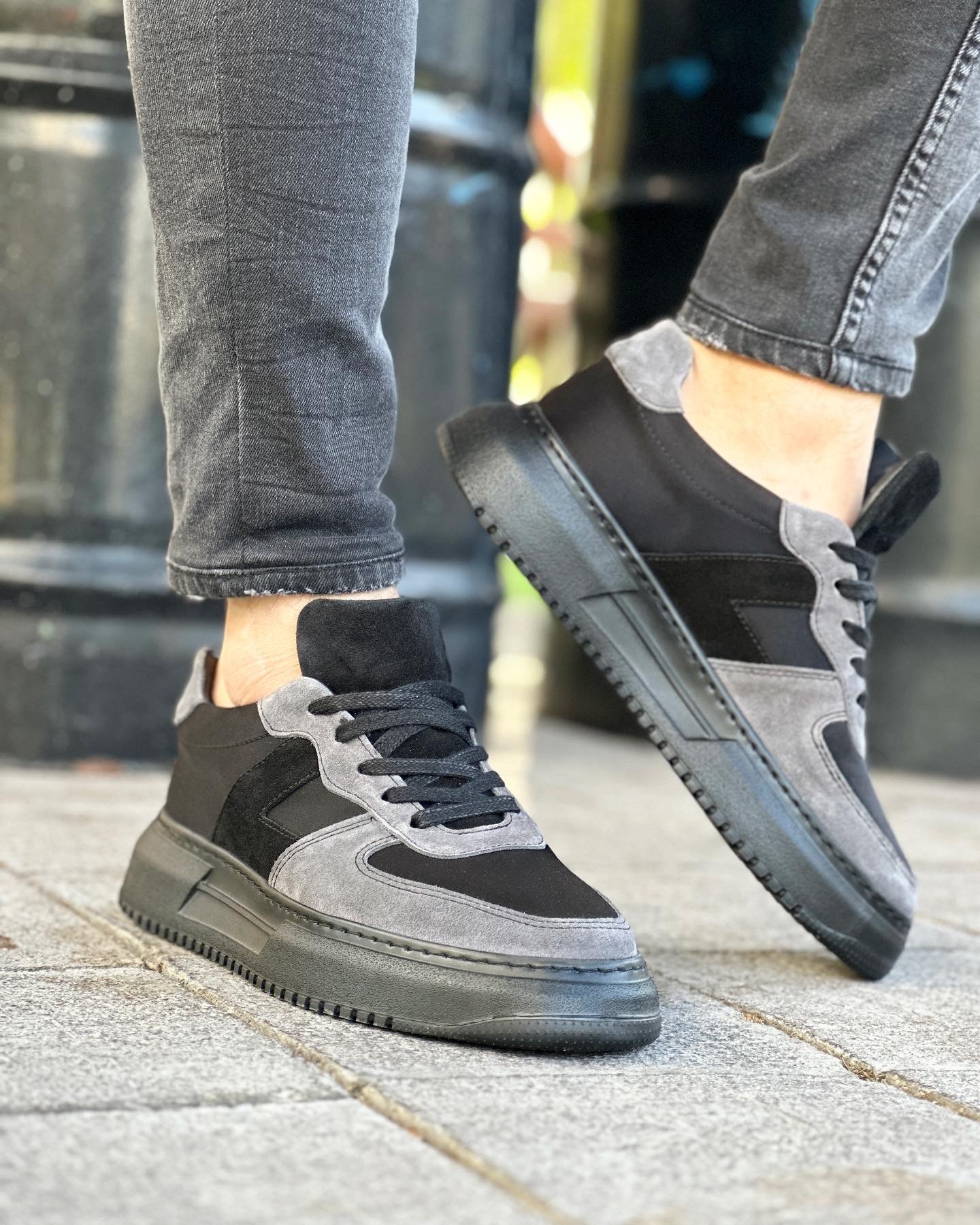 HAKİKİ DERİ EVA TABAN GÜNLÜK ERKEK SNEAKER AYAKKABI