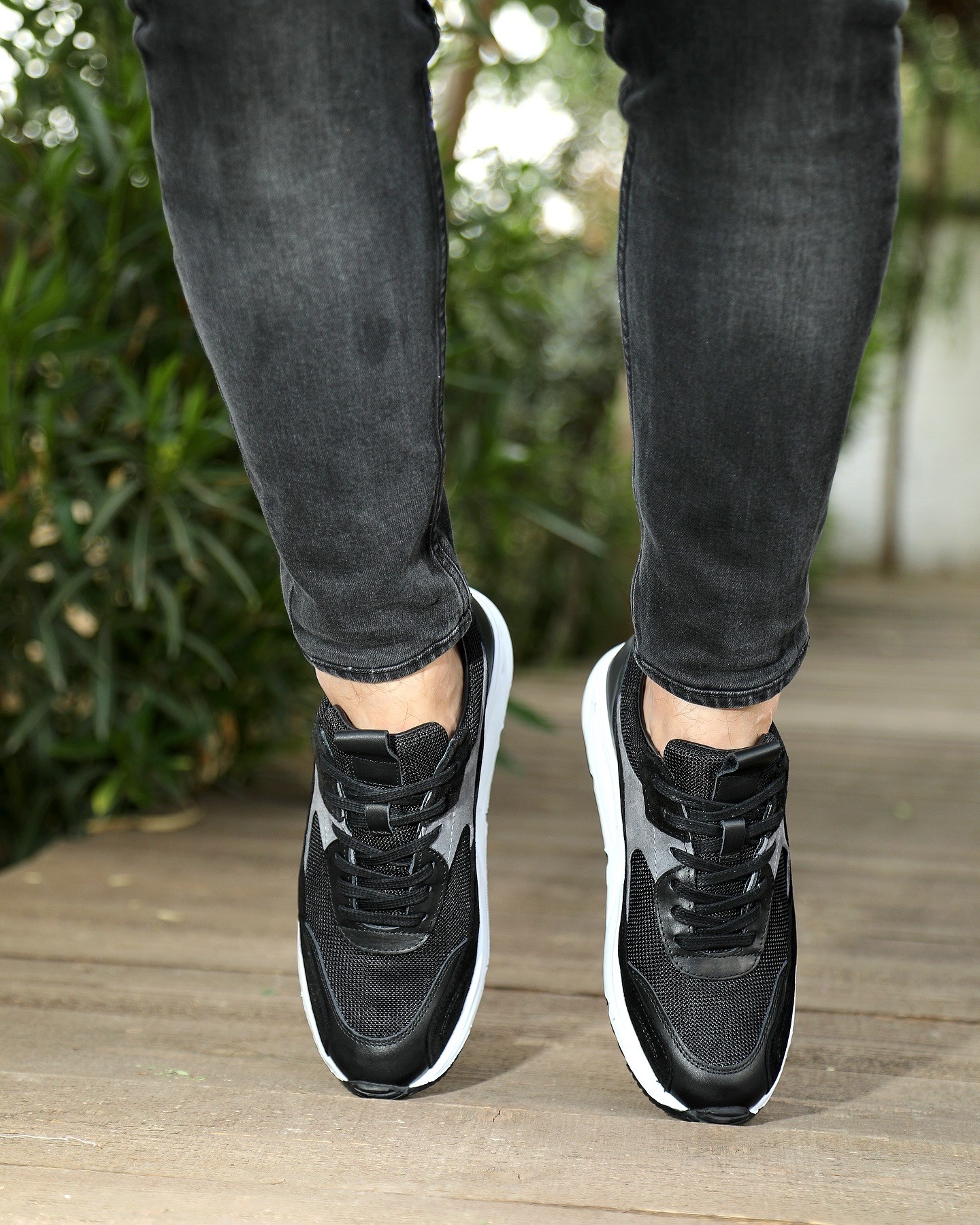 NEWDAR HAKİKİ DERİ EVA TABAN ERKEK SNEAKER AYAKKABI