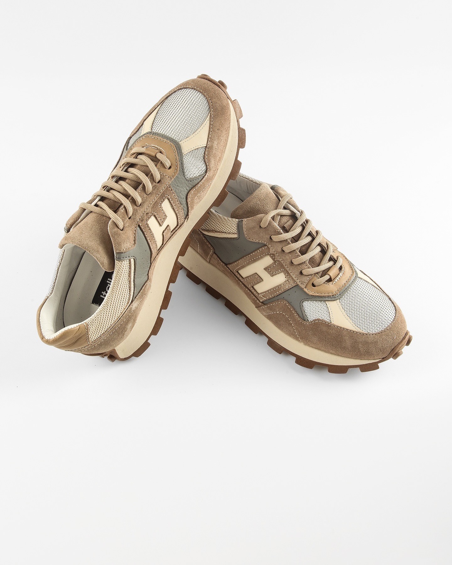 FENRUY HAKİKİ DERİ EVA TABAN ERKEK SNEAKER AYAKKABI - Bej