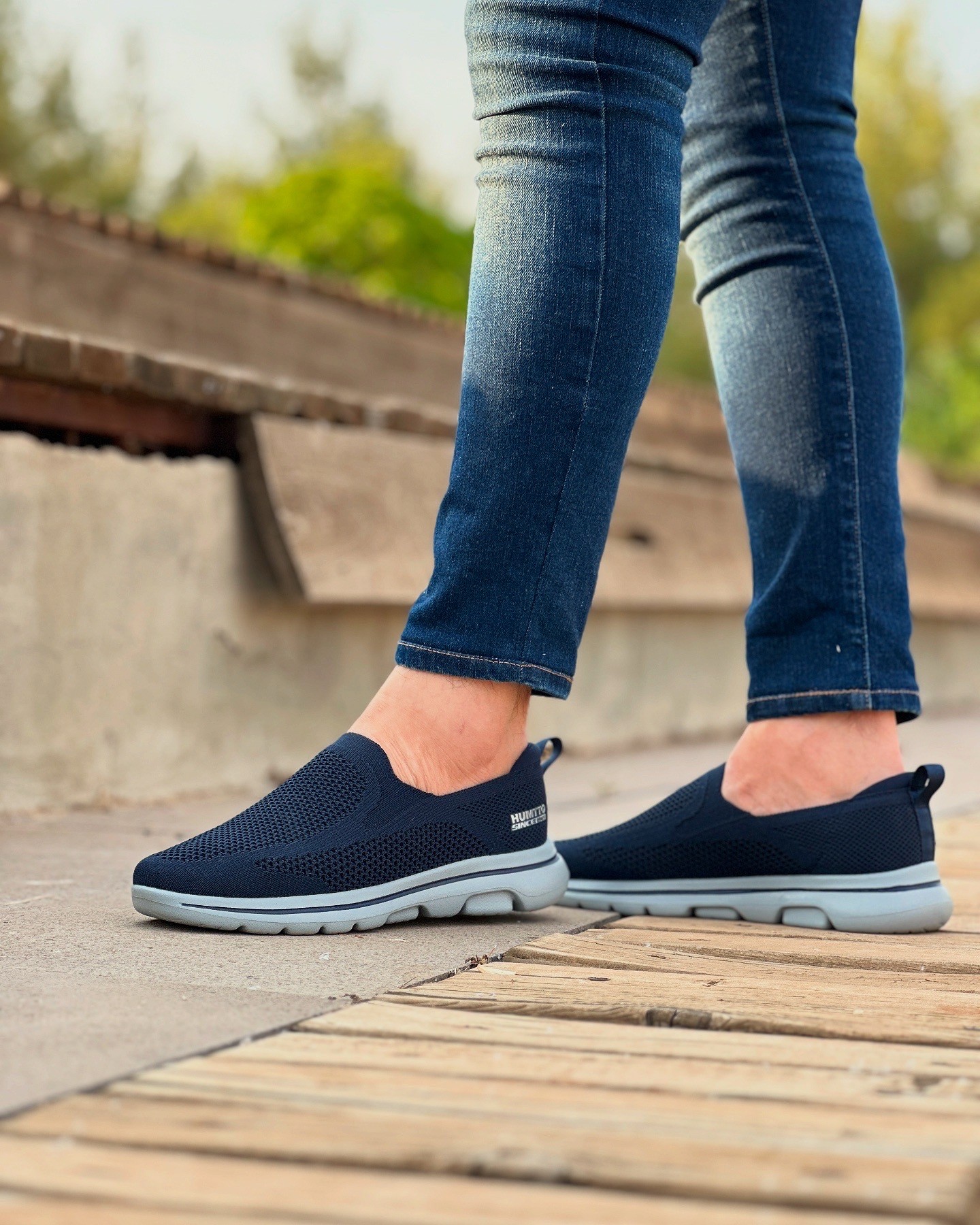 KETEN EVA TABAN GÜNLÜK ERKEK SNEAKER AYAKKABI - Lacivert