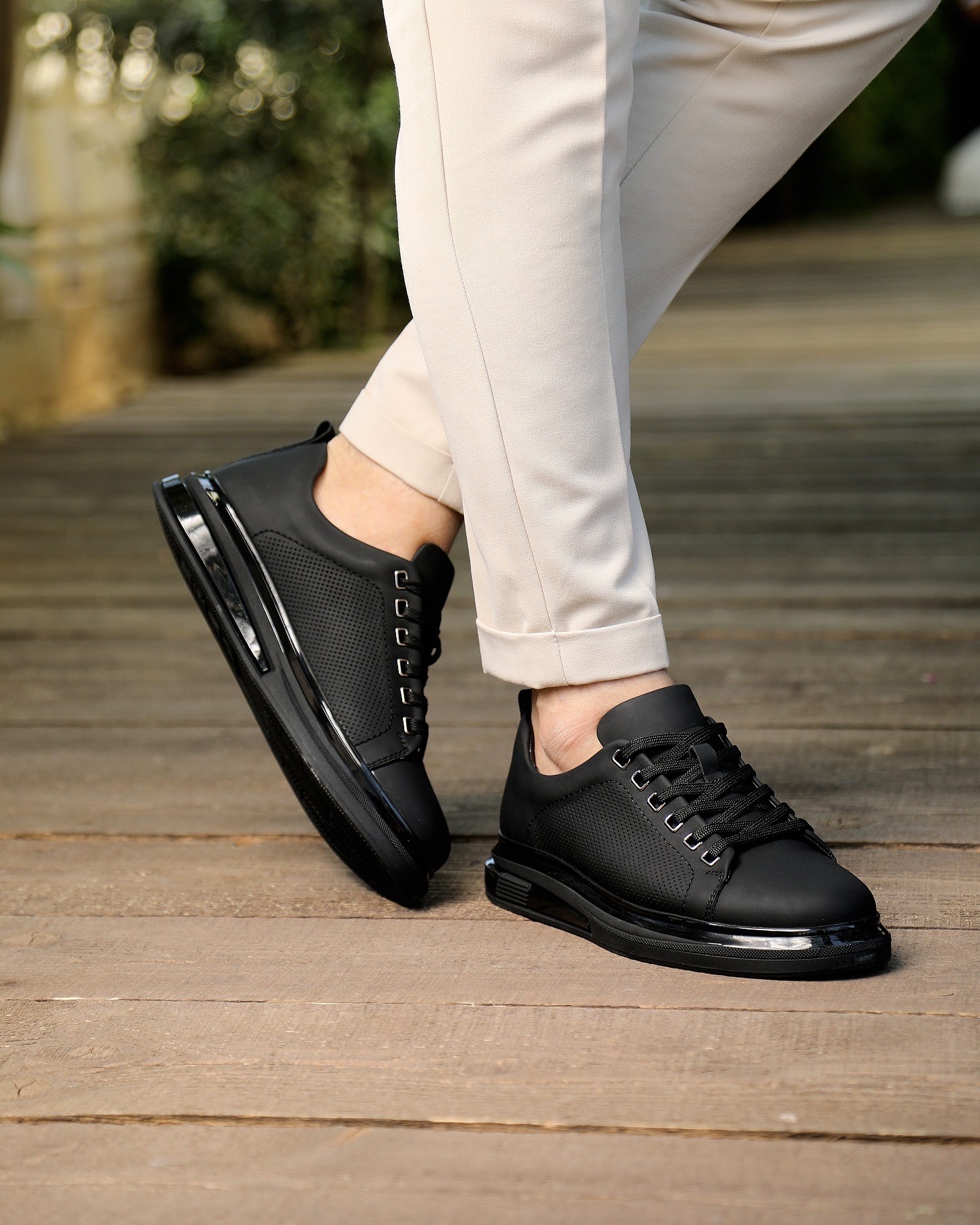 ADERO HAKİKİ DERİ AİR TABAN GÜNLÜK ERKEK SNEAKER AYAKKABI