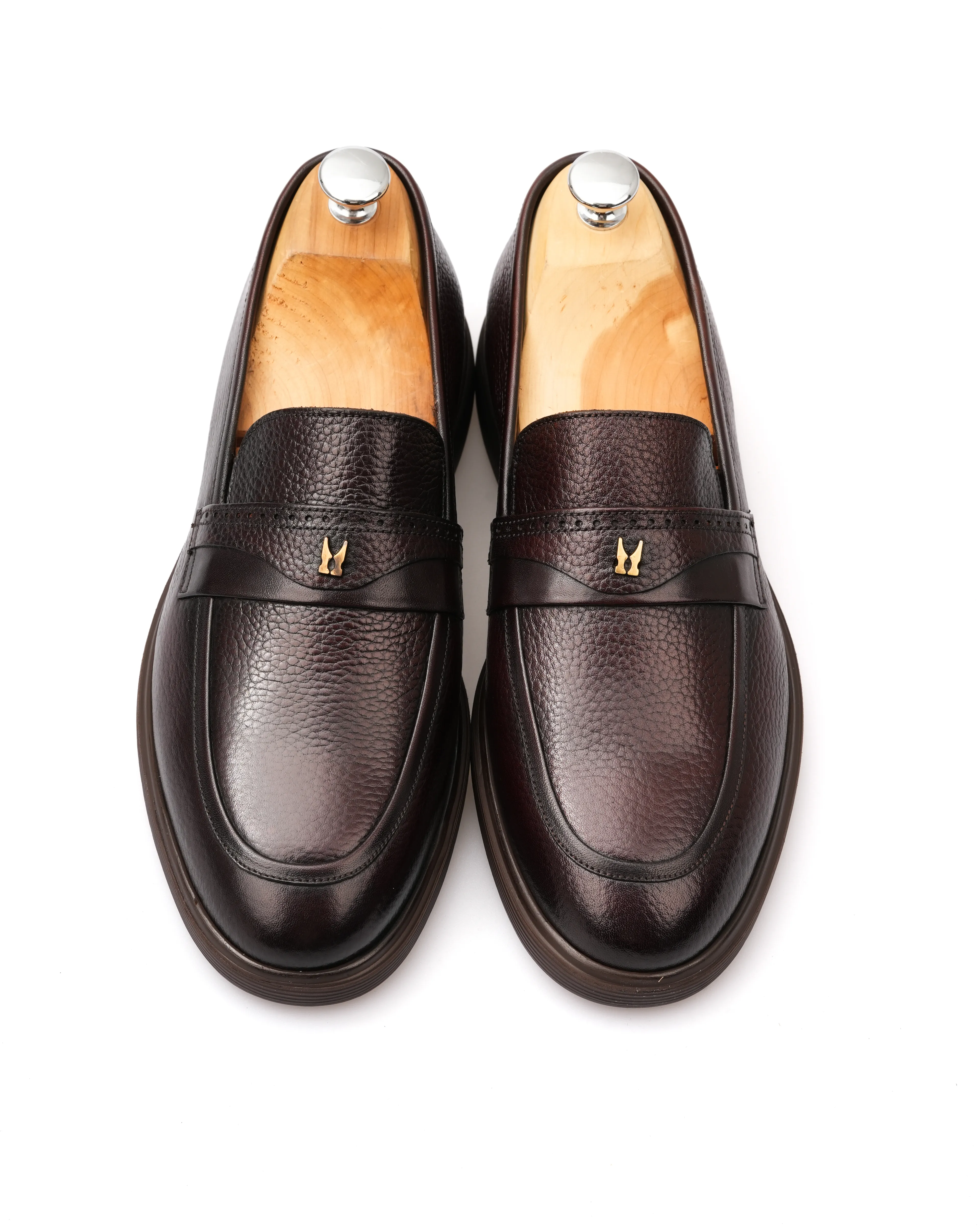 CAFU HAKİKİ DERİ EVA TABAN GÜNLÜK ERKEK KLASİK AYAKKABI - Kahverengi