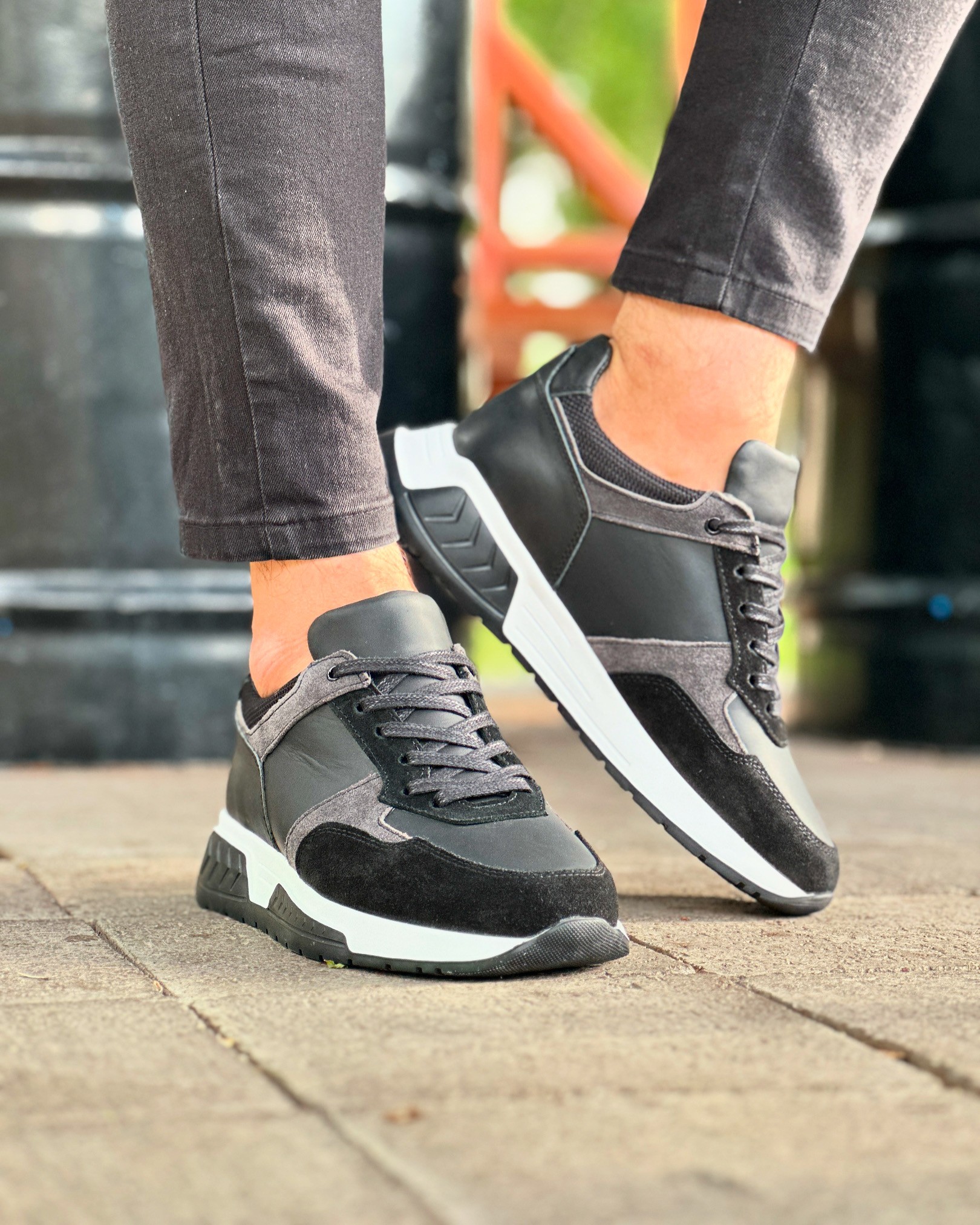 FLATUN HAKİKİ DERİ EVA TABAN GÜNLÜK ERKEK SNEAKER ERKEK AYAKKABI