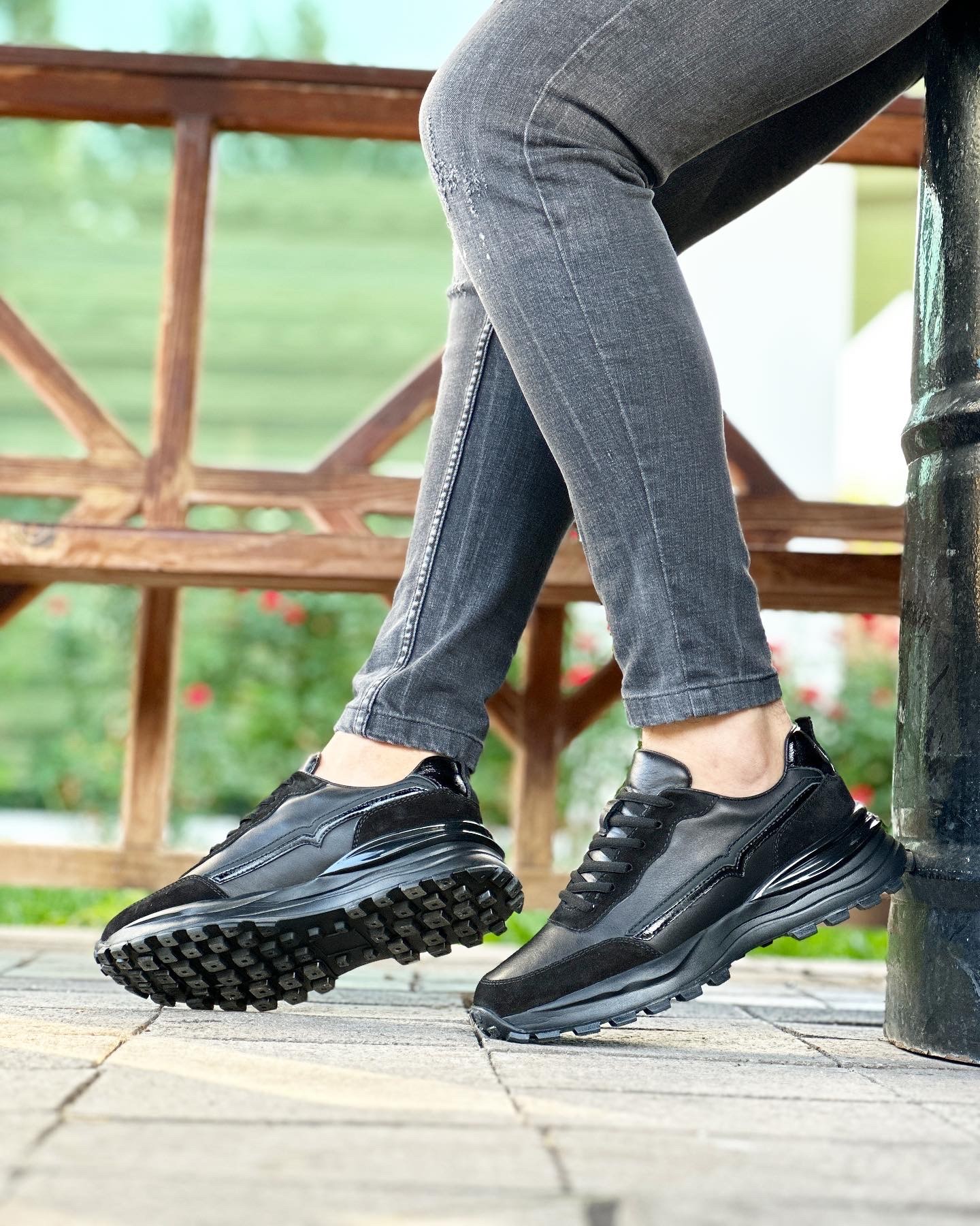XWELİ HAKİKİ DERİ AİR TABAN GÜNLÜK ERKEK SNEAKER AYAKKABI