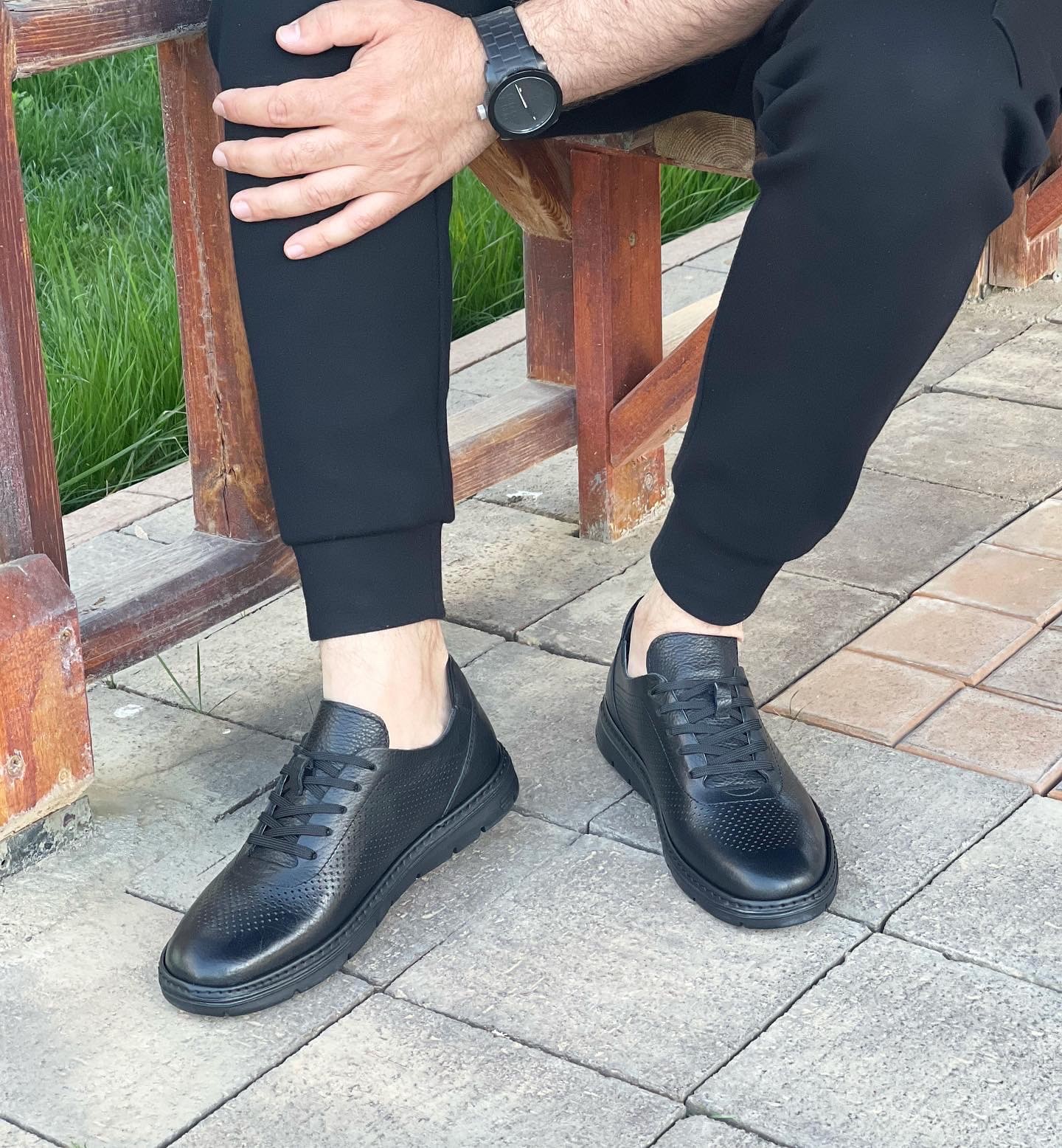 HAKİKİ DERİ EVA TABAN GÜNLÜK ERKEK SNEAKER AYAKKABI