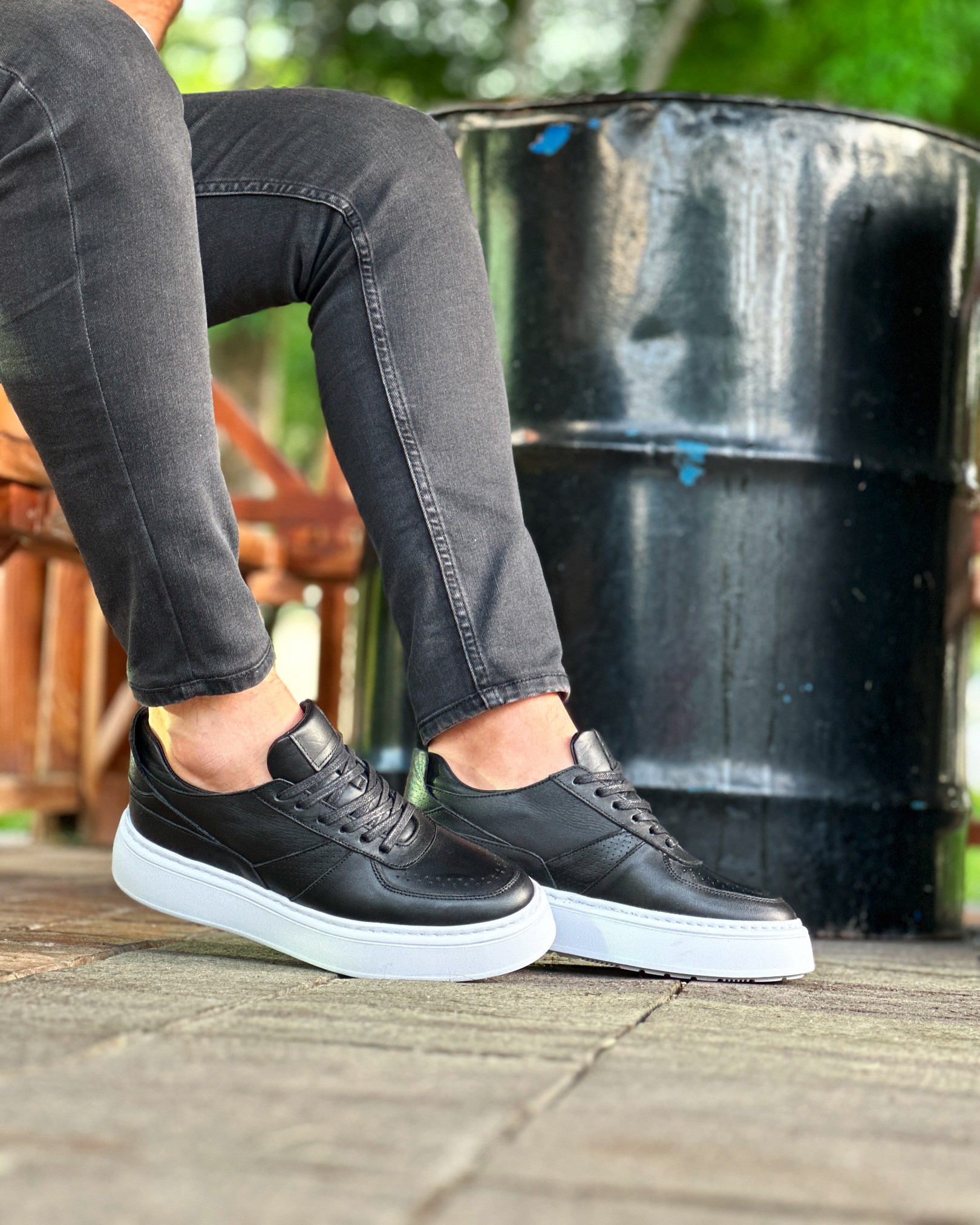 CIWANIK HAKİKİ DERİ EVA TABAN GÜNLÜK ERKEK SNEAKER AYAKKABI