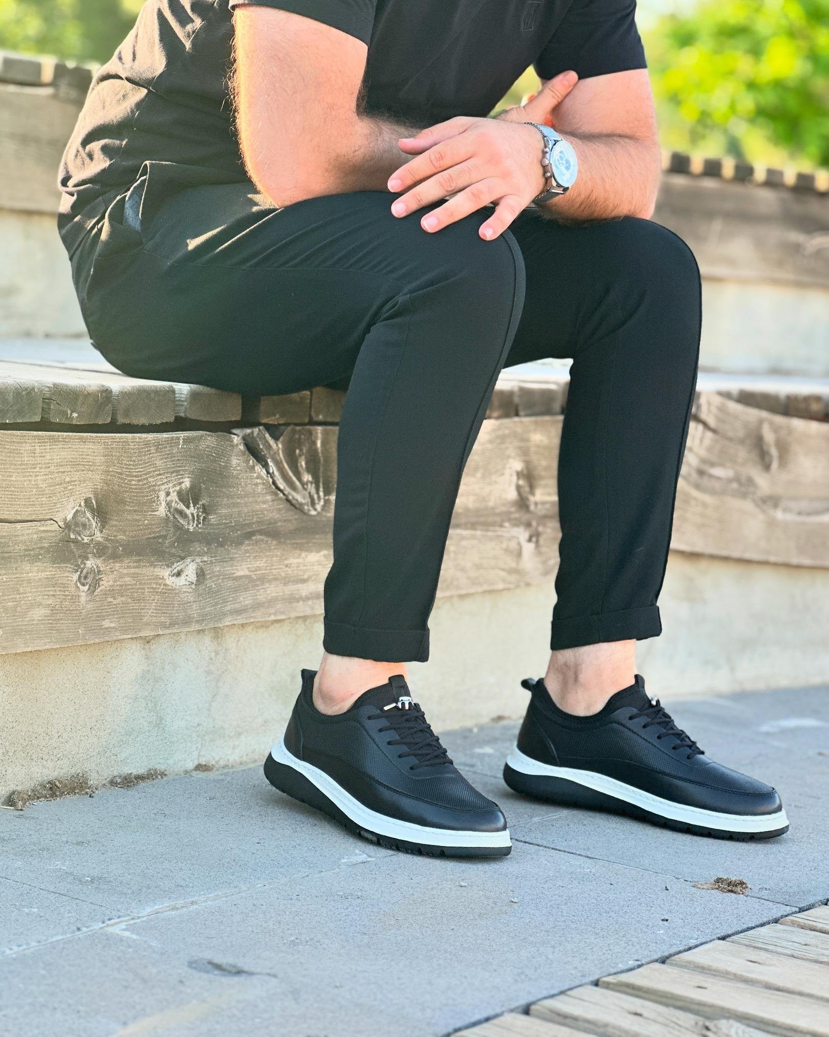 ROJBAYN HAKİKİ DERİ GÜNLÜK ERKEK SNEAKER AYAKKABI
