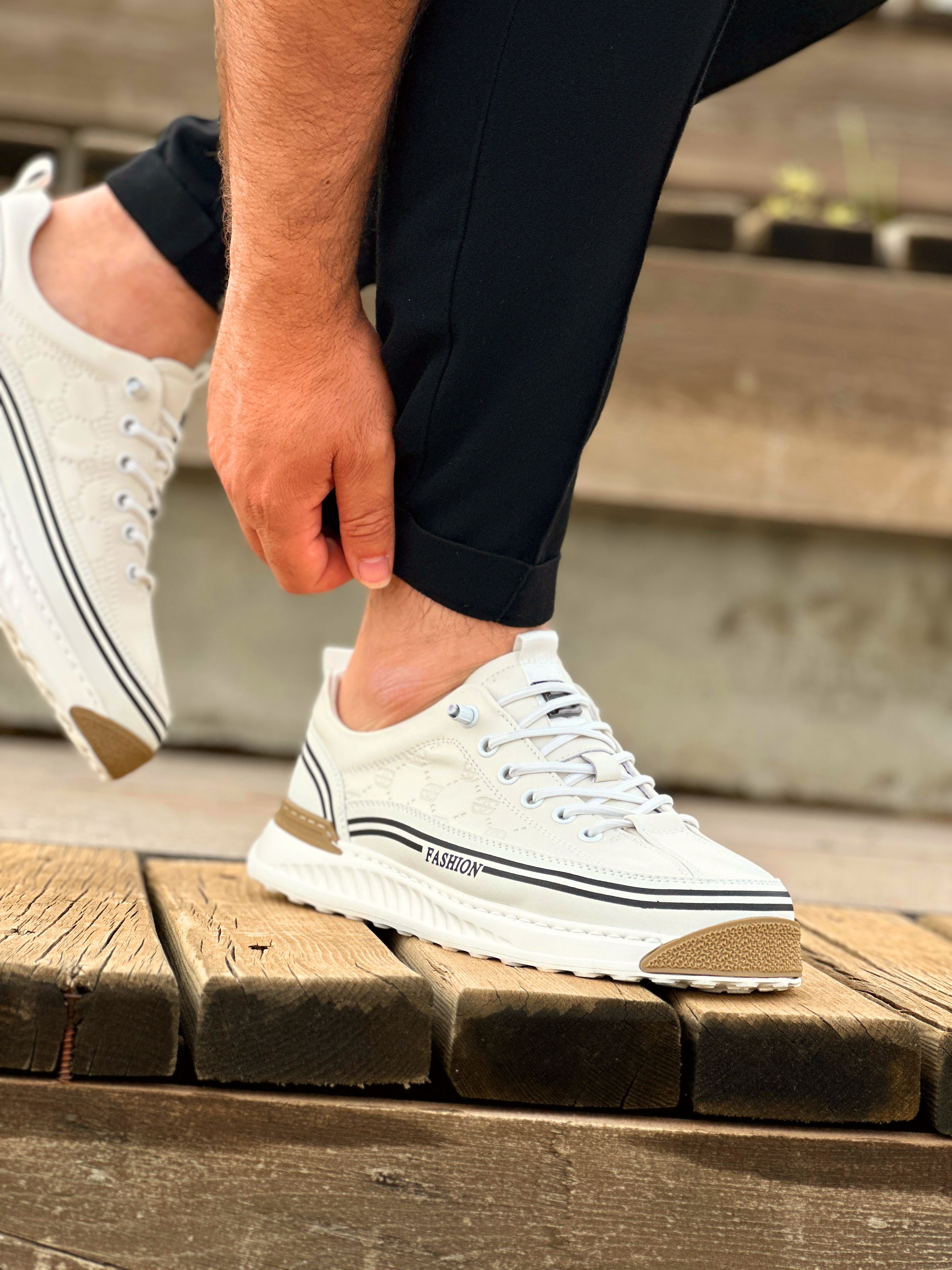 TRAF AİR TABAN DERİ ERKEK SNEAKER AYAKKABI