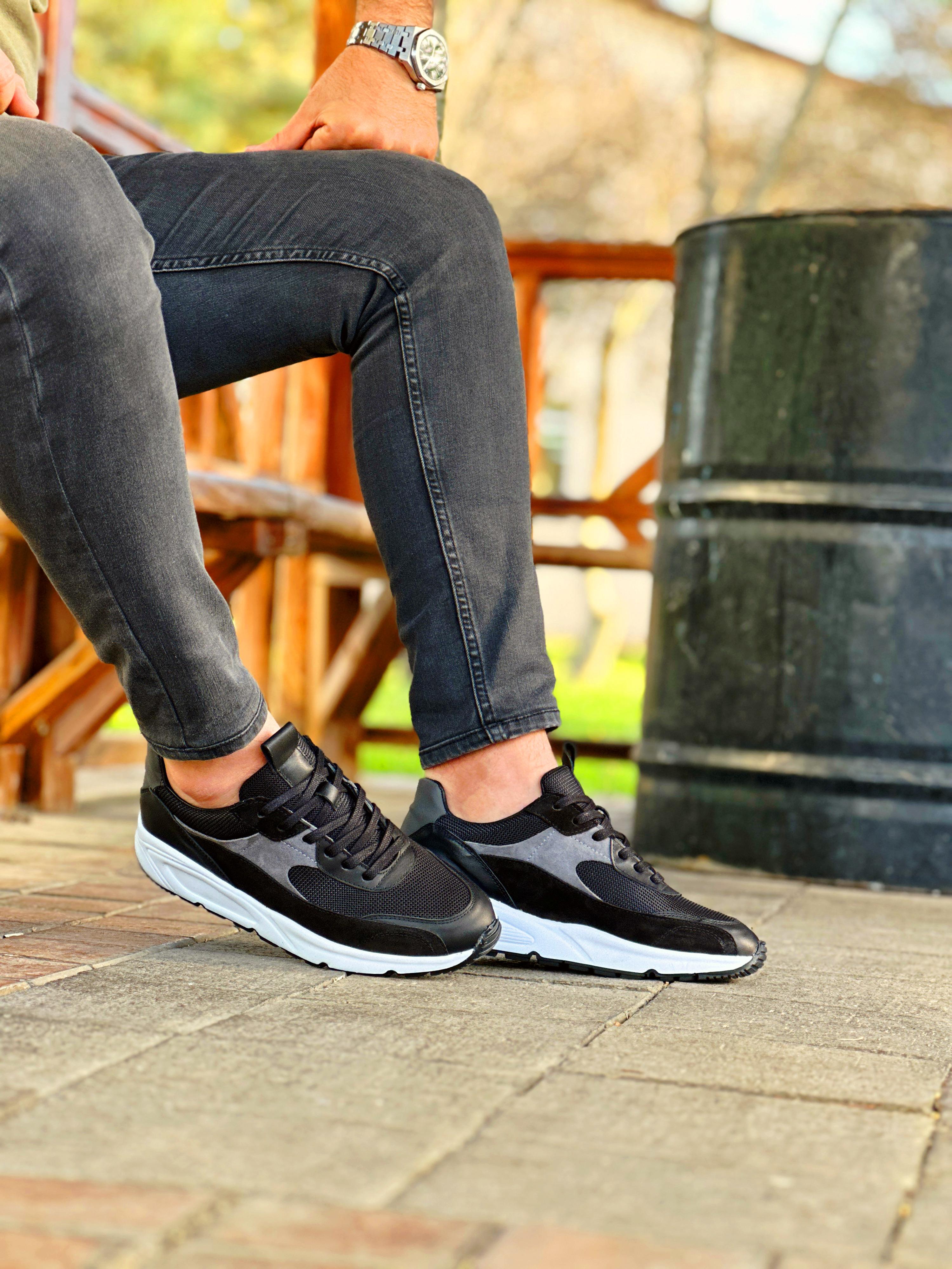 NEWDAR HAKİKİ DERİ EVA TABAN ERKEK SNEAKER AYAKKABI