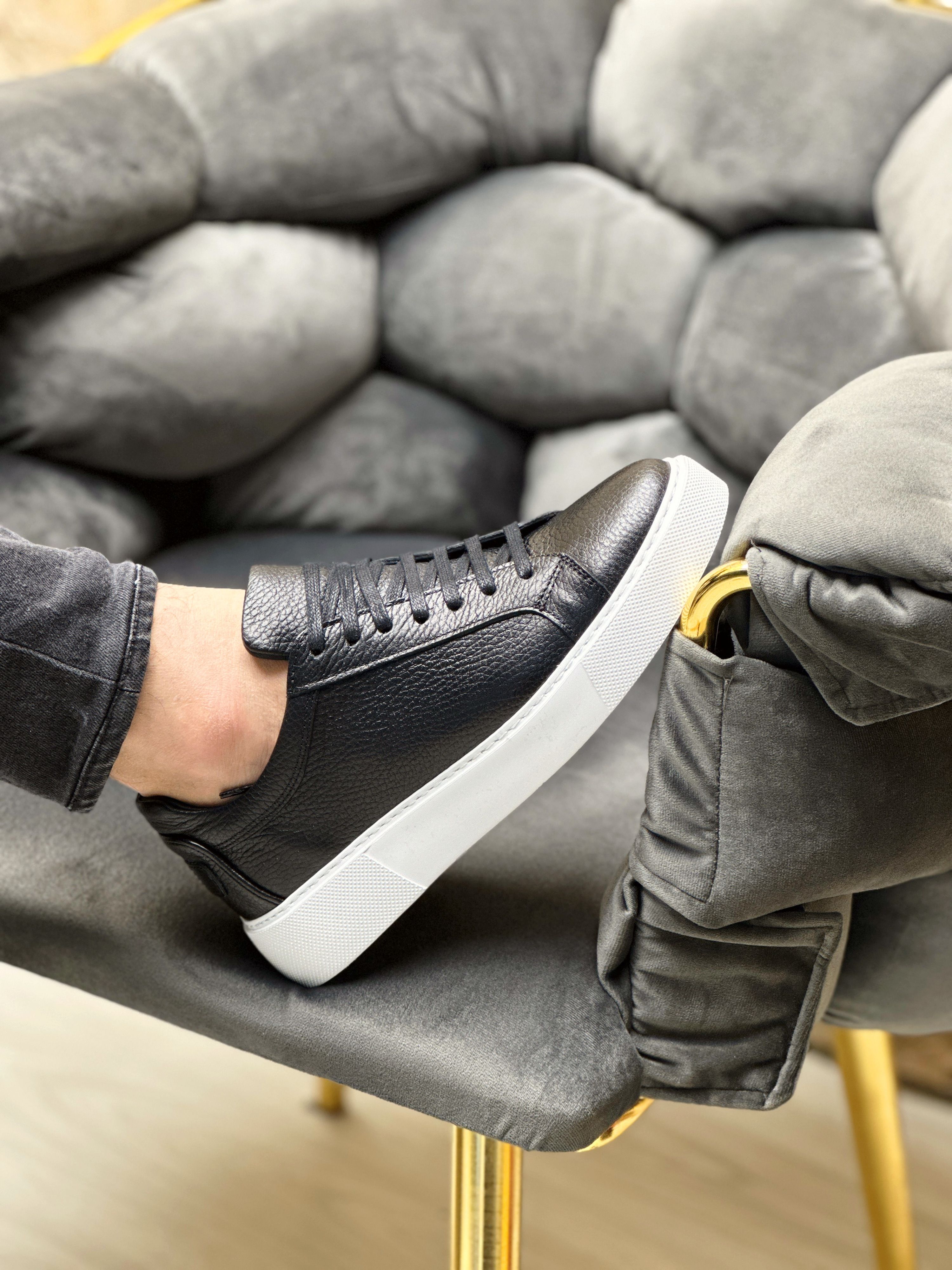 TAYRAN HAKİKİ DERİ EVA TABAN GÜNLÜK ERKEK SNEAKER AYAKKABI