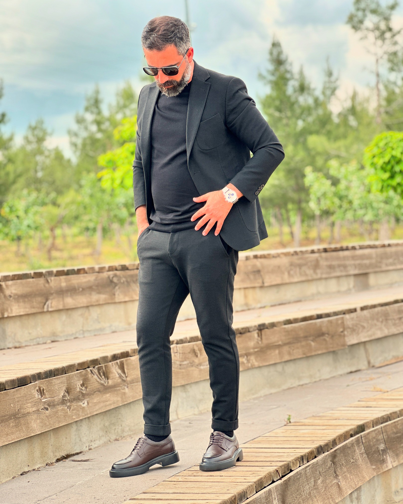 DART HAKİKİ DERİ EVA TABAN GÜNLÜK ERKEK KLASİK AYAKKABI - Kahverengi