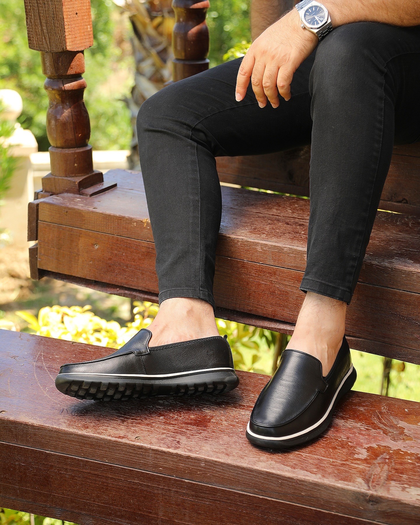 HAKİKİ DERİ EVA TABAN GÜNLÜK ERKEK SNEAKER AYAKKABI