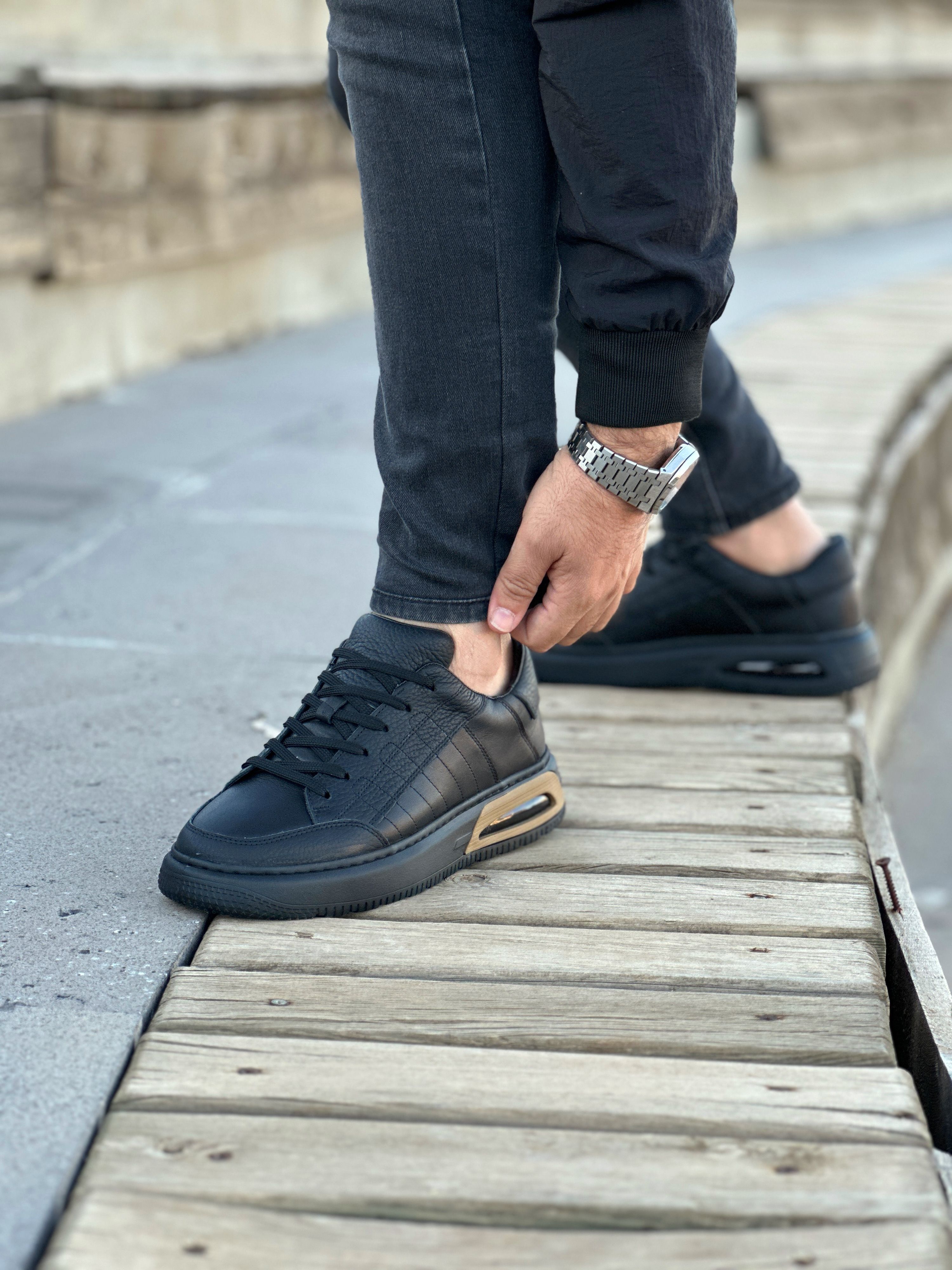 YONTA HAKİKİ DERİ AİR TABAN GÜNLÜK ERKEK SNEAKER AYAKKABI