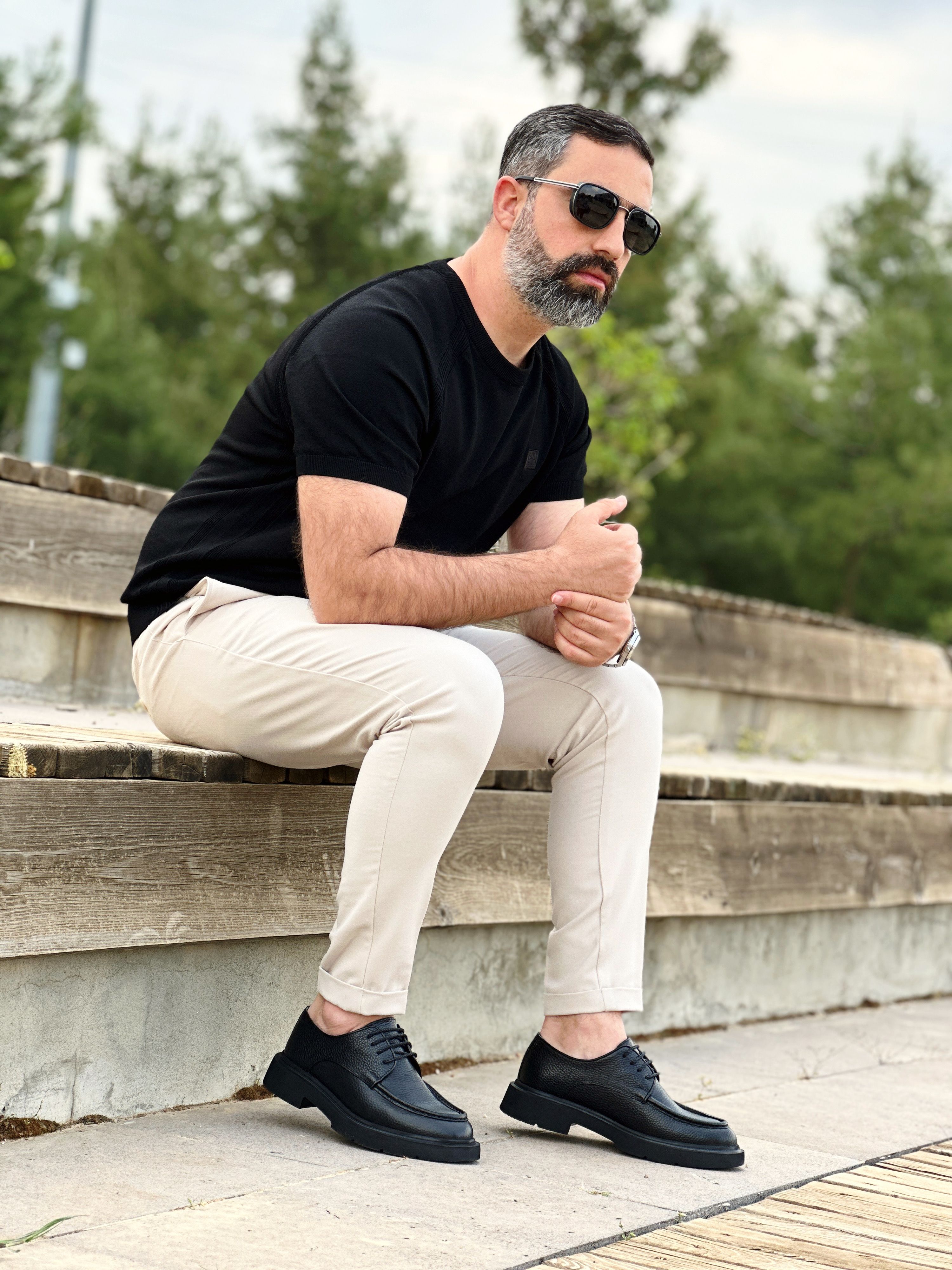 HAKİKİ DERİ EVA TABAN GÜNLÜK ERKEK KLASİK AYAKKABI
