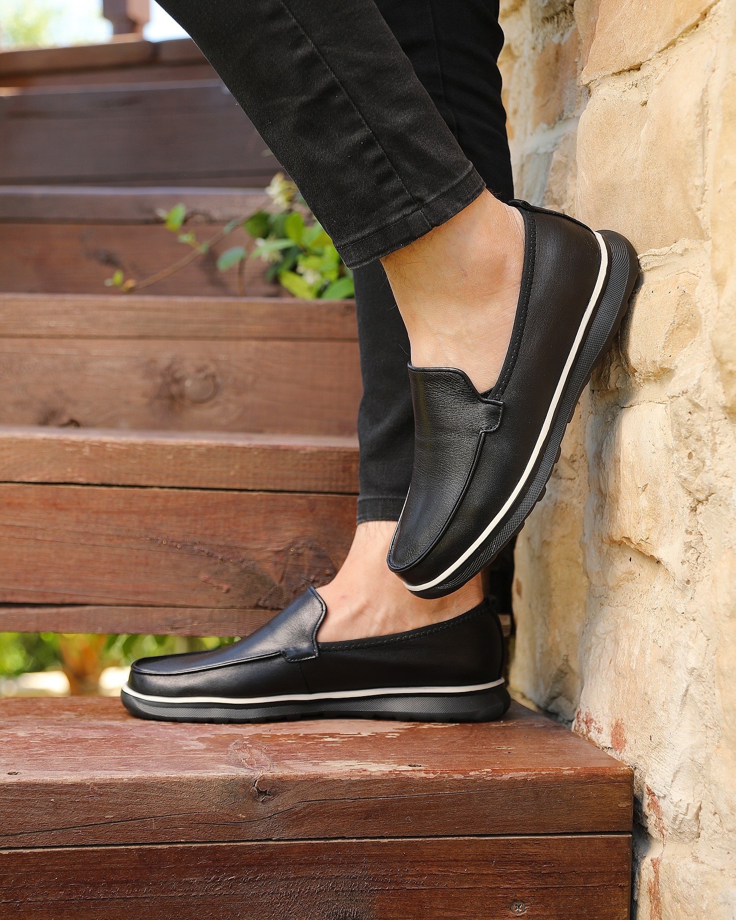 HAKİKİ DERİ EVA TABAN GÜNLÜK ERKEK SNEAKER AYAKKABI
