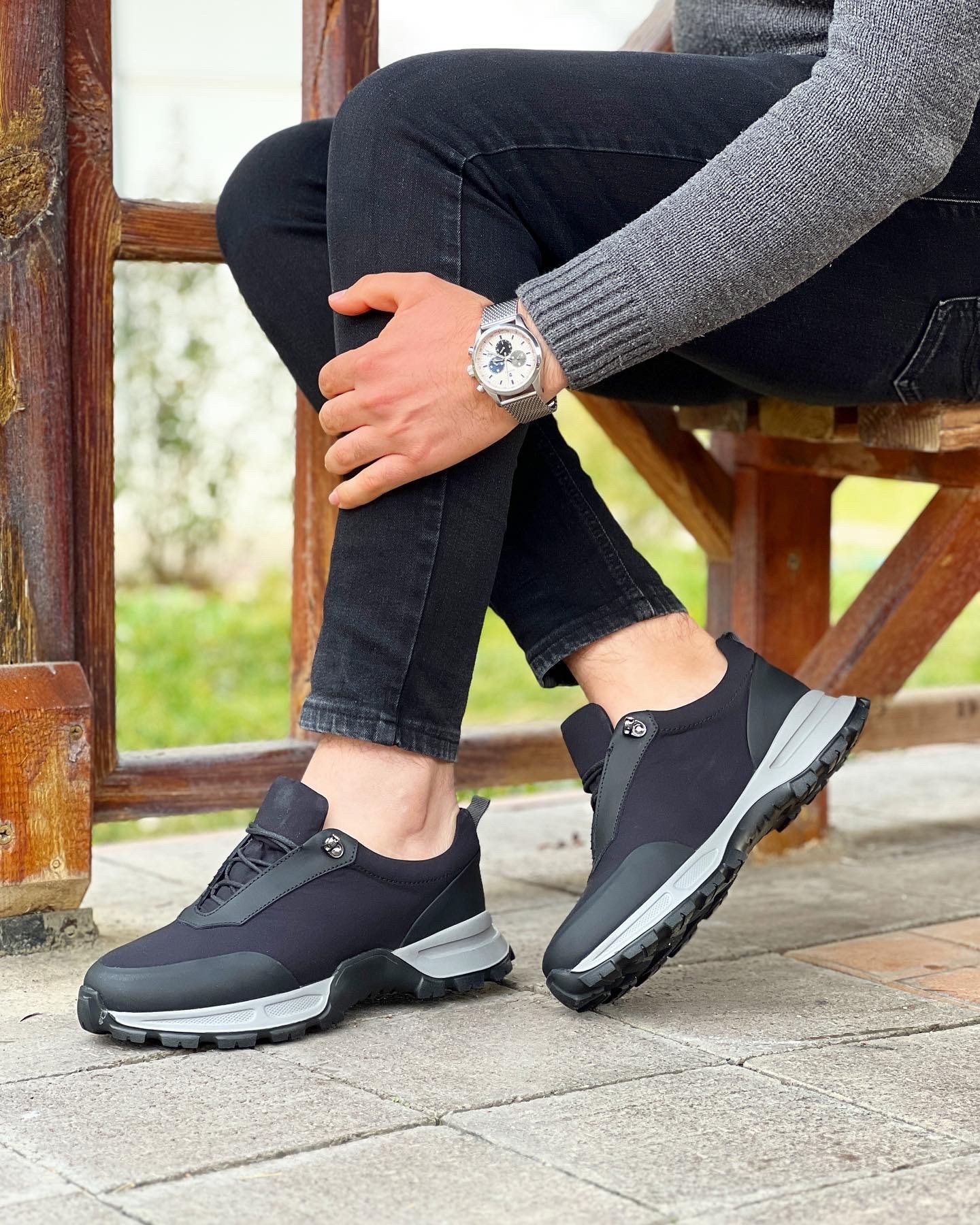 HANRY HAKİKİ DERİ EVA TABAN GÜNLÜK ERKEK SNEAKER AYAKKABI