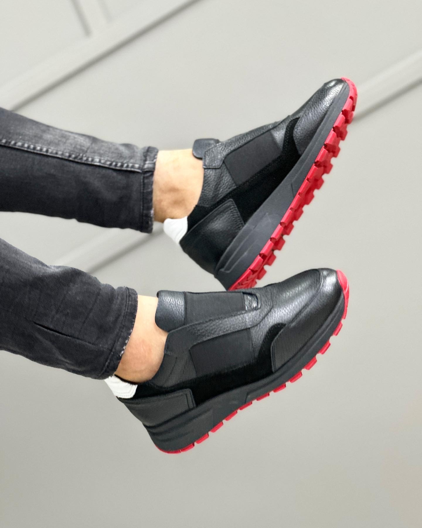 HAKİKİ DERİ EVA TABAN GÜNLÜK ERKEK SNEAKER AYAKKABI