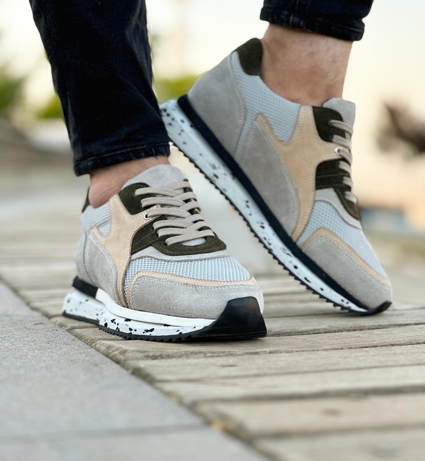 DRAFF MODEL HAKİKİ DERİ EVA ABAN GÜNLÜK ERKEK SNAEKER AYAKKABI