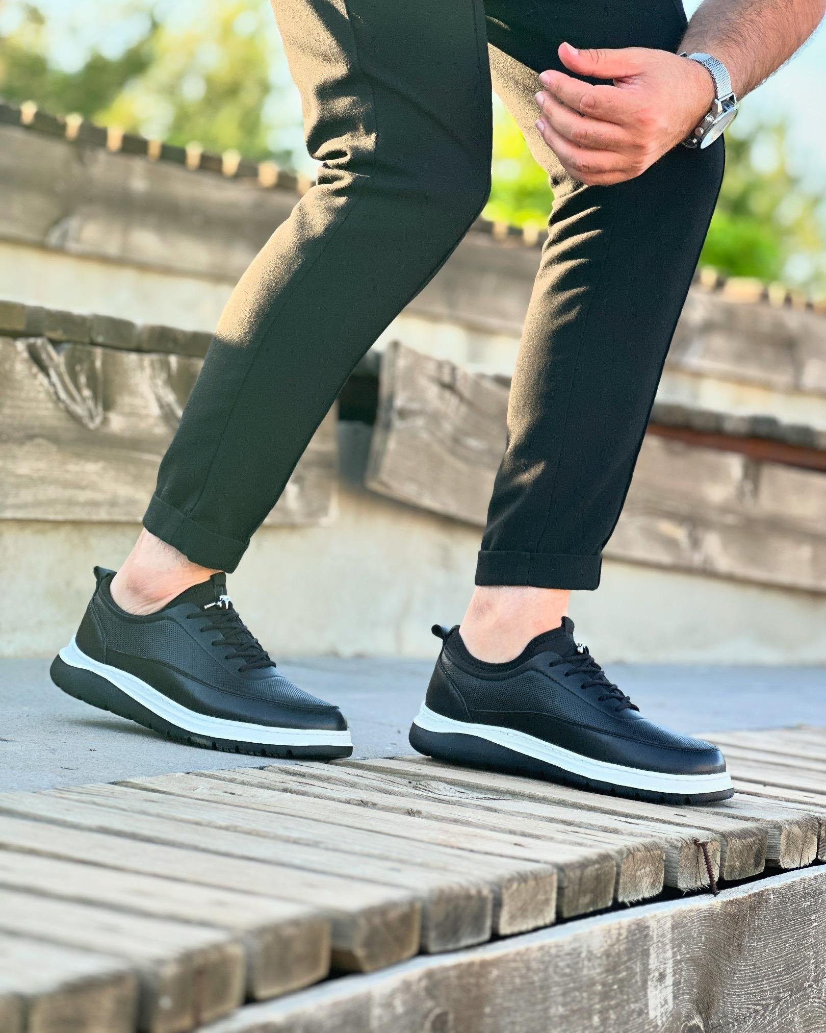 ROJBAYN HAKİKİ DERİ GÜNLÜK ERKEK SNEAKER AYAKKABI