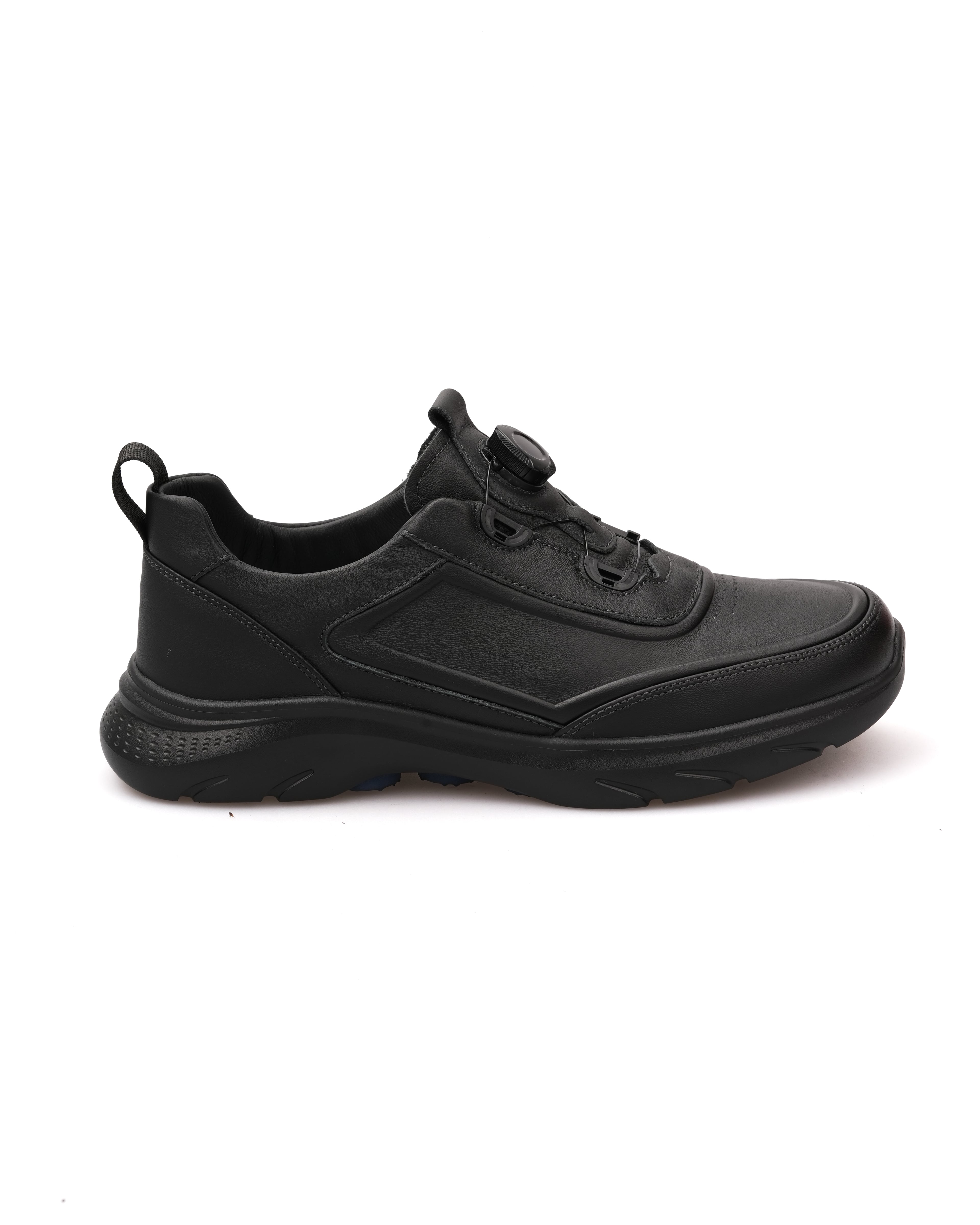 ARTEMU HAKİKİ DERİ GÜNLÜK ERKEK SNEAKER AYAKKABI - Siyah
