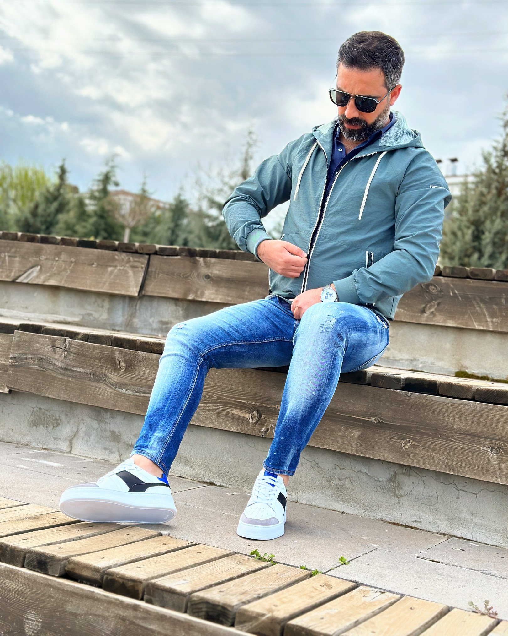 WAKİN HAKİKİ DERİ GARNİLİ EVA TABAN GÜNLÜK ERKEK AYAKKABI