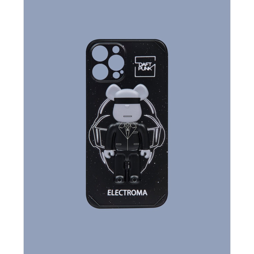 Siyah 3D Kabartmalı Telefon Kılıfı - DK107 - iPhone 12 Pro
