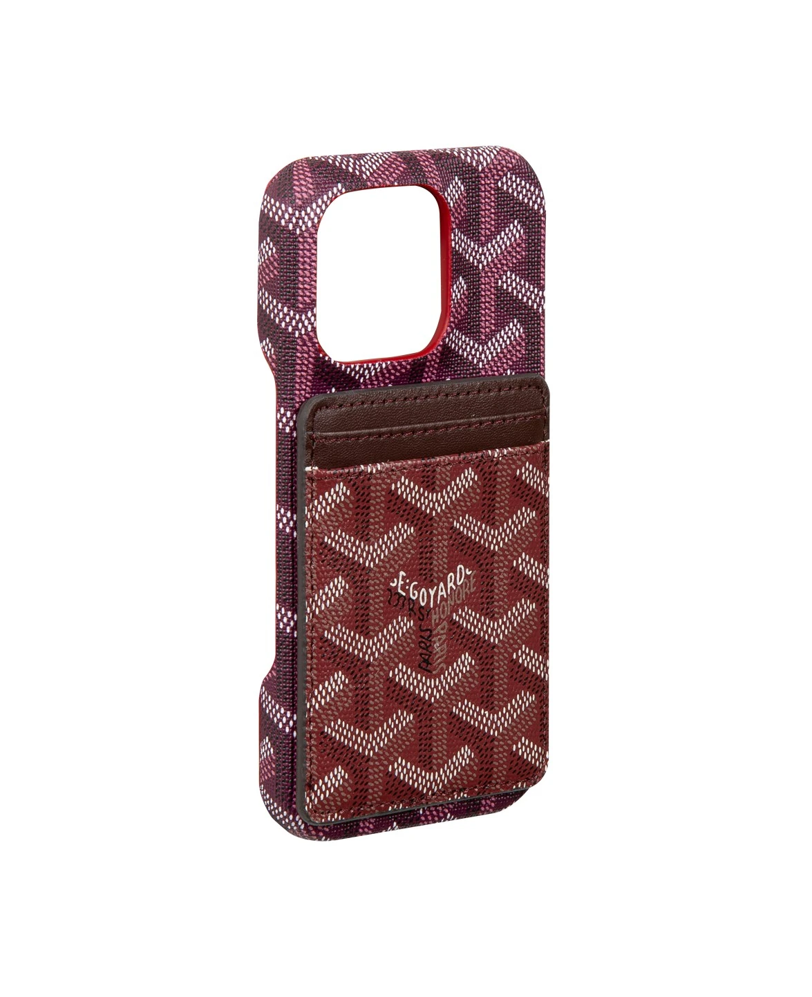 Bordo Kartlıklı MagSafe Telefon Kılıfı DK290 iPhone 16 Pro