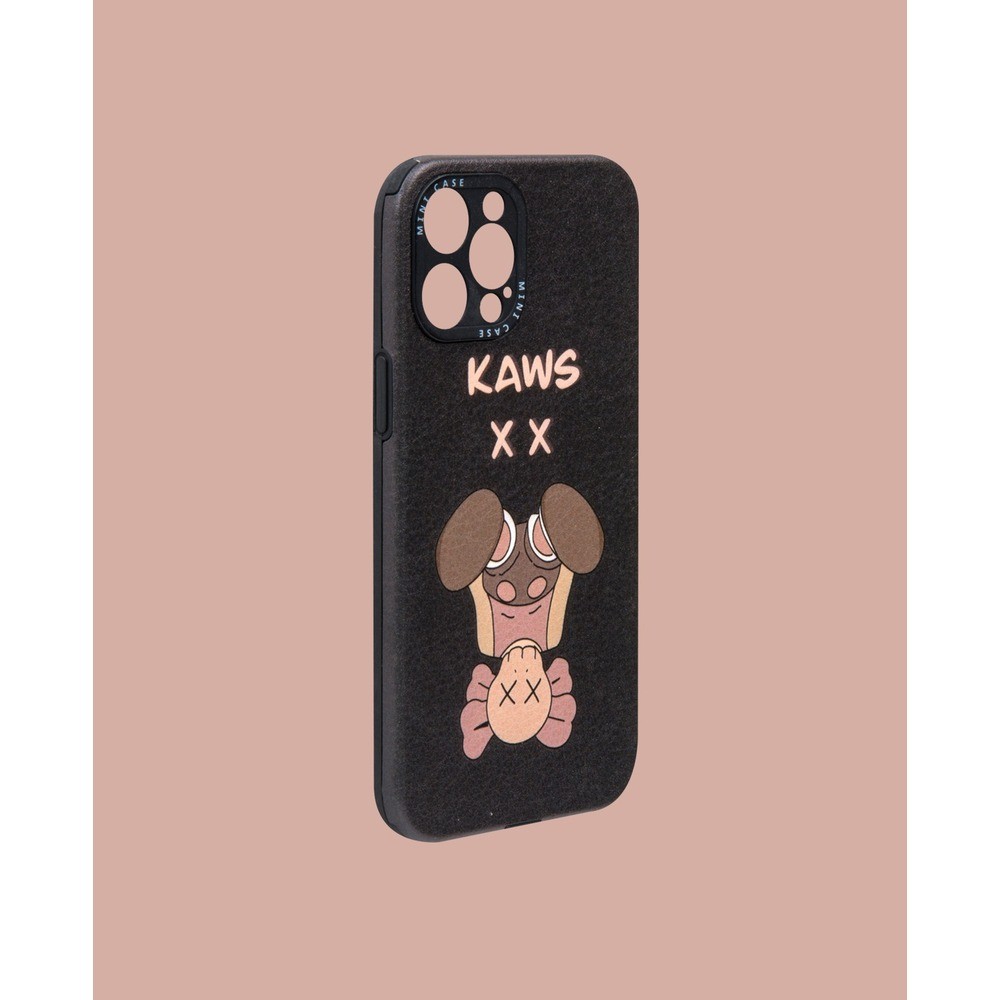 Brown Patterned Silicone Phone Case - DK086 - iPhone 12 Promax