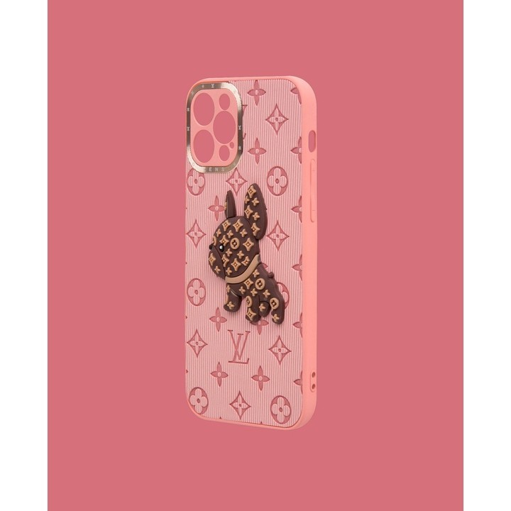 3D Kabartmalı Pembe Telefon Kılıfı - DK116 - iPhone 16 Promax