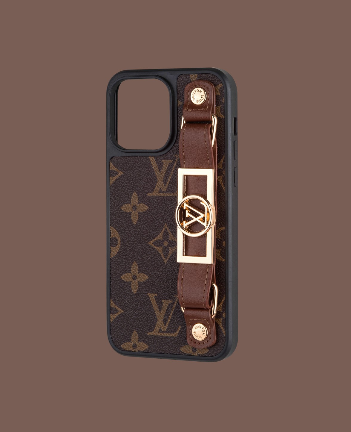 Kordonlu Deri Telefon Kılıfı - DK174 - iPhone 14