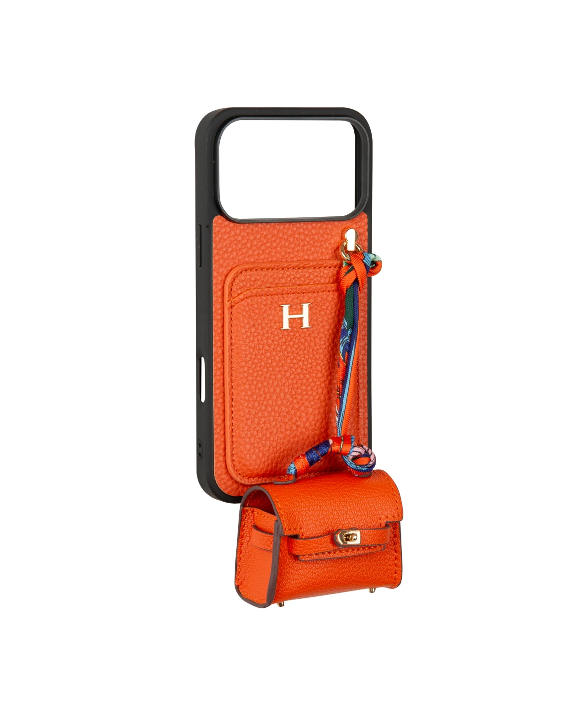 Kartlıklı Telefon Kılıfı ve Airpods KıIıf Set DK283 iPhone 17 Air