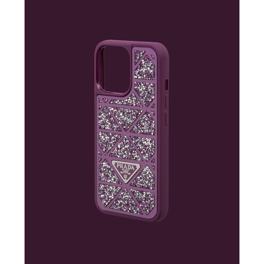 Purple Stone Phone Case - DK014 - iPhone 14 Promax