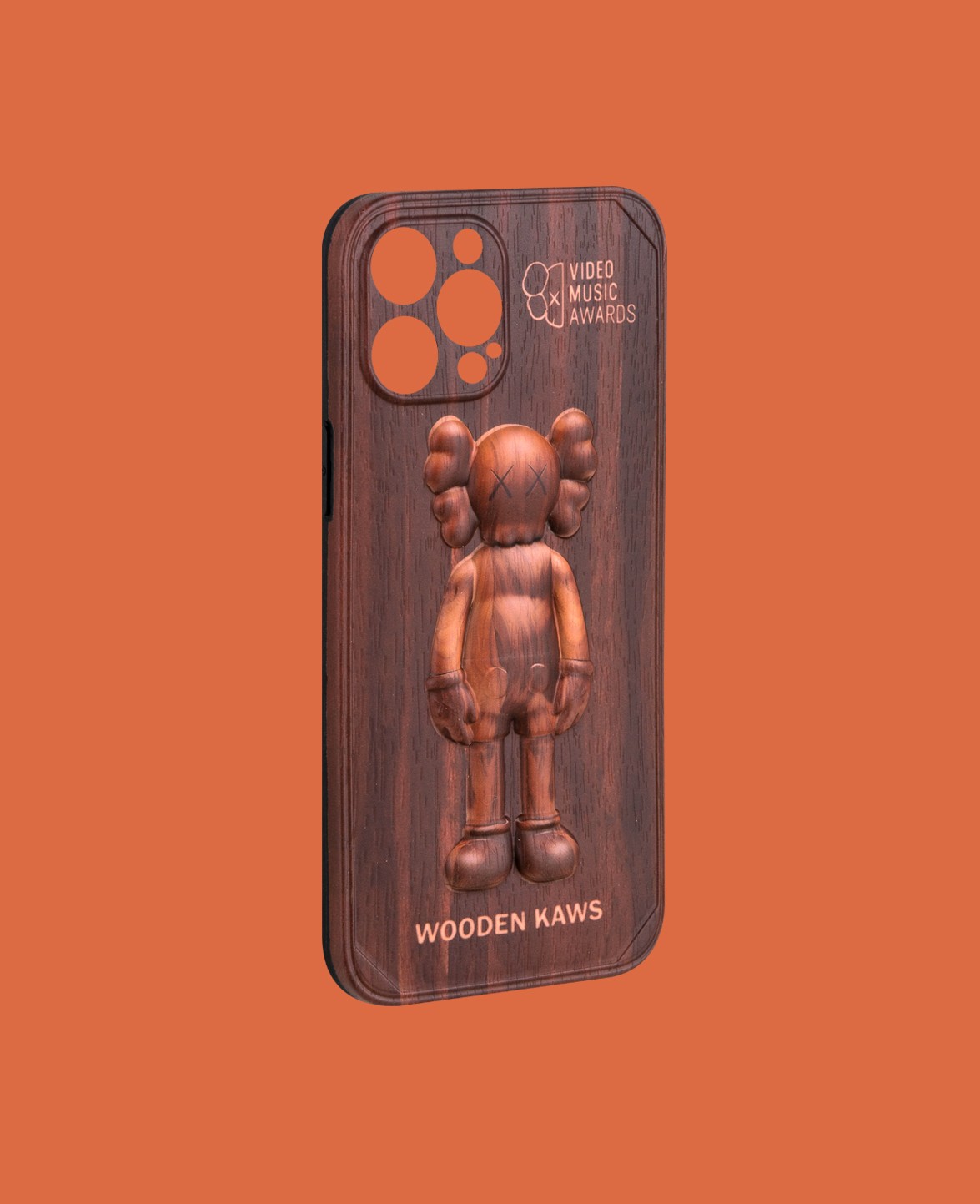 Brown 3D embossed phone case - DK112 - iPhone 12 Promax