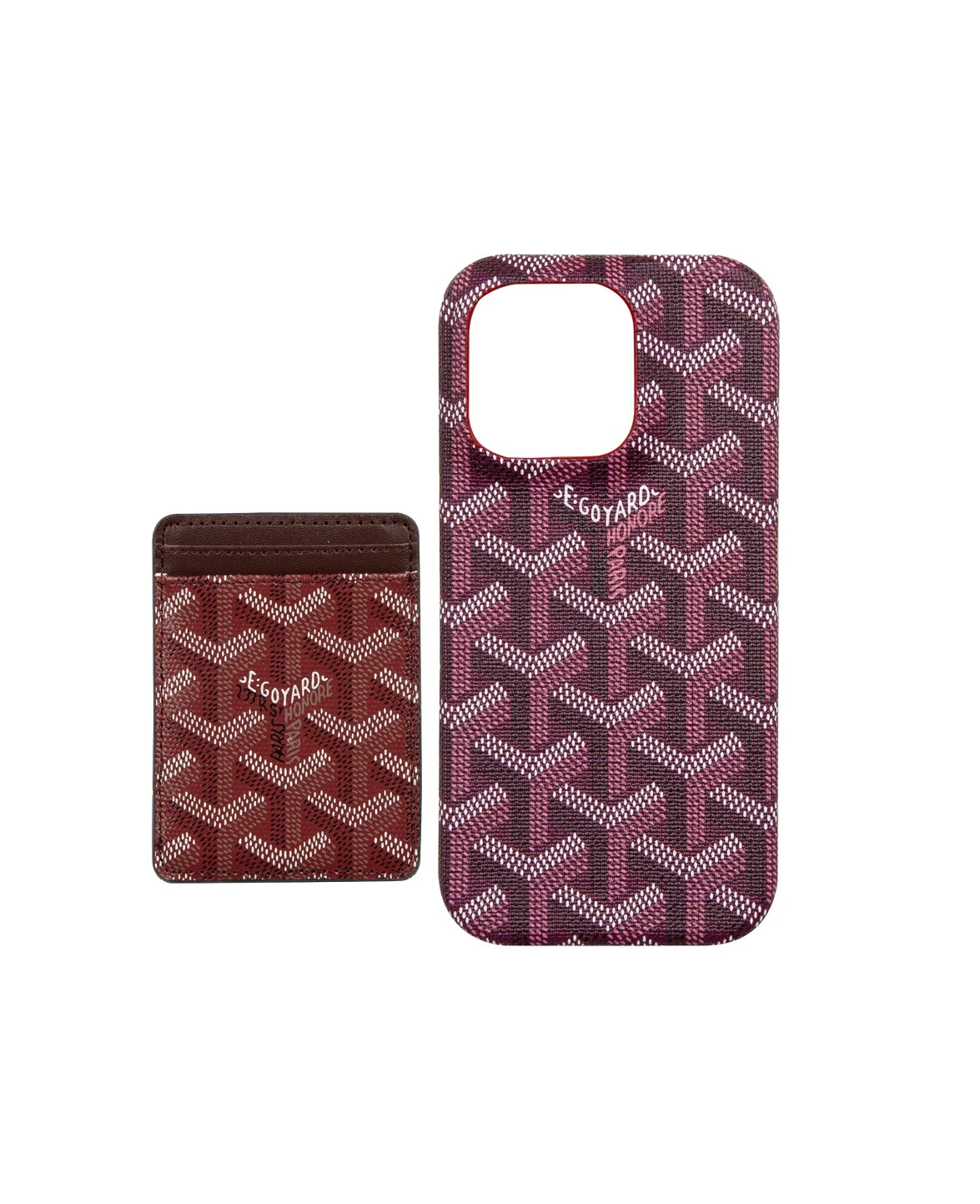 Bordo Kartlıklı MagSafe Telefon Kılıfı DK290 iPhone 16 ProMax