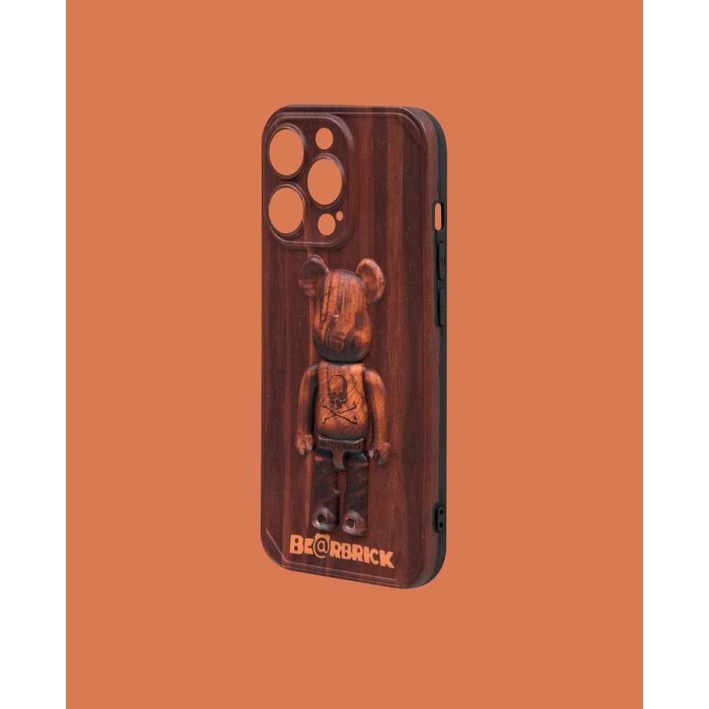 Brown 3D embossed phone case - DK090 - iPhone 13 Pro