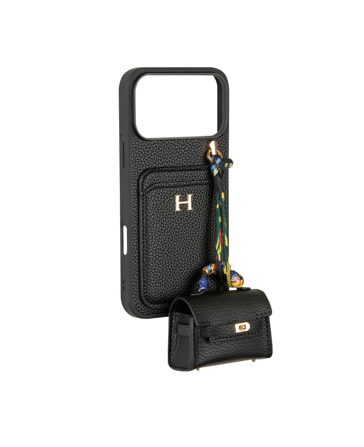 Kartlıklı Telefon Kılıfı ve Airpods KıIıf Set DK284 iPhone 17