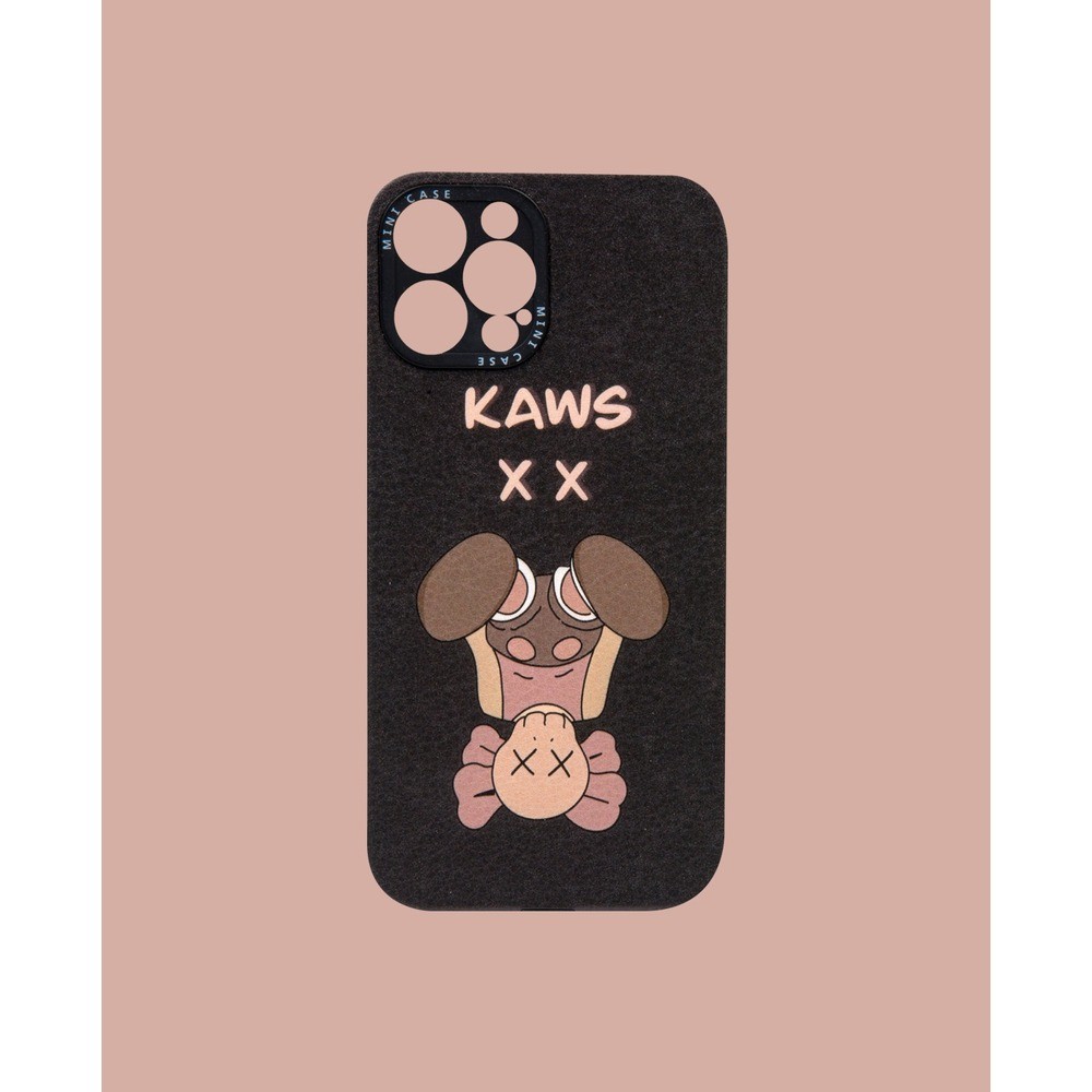 Brown Patterned Silicone Phone Case - DK086 - iPhone 12 Promax