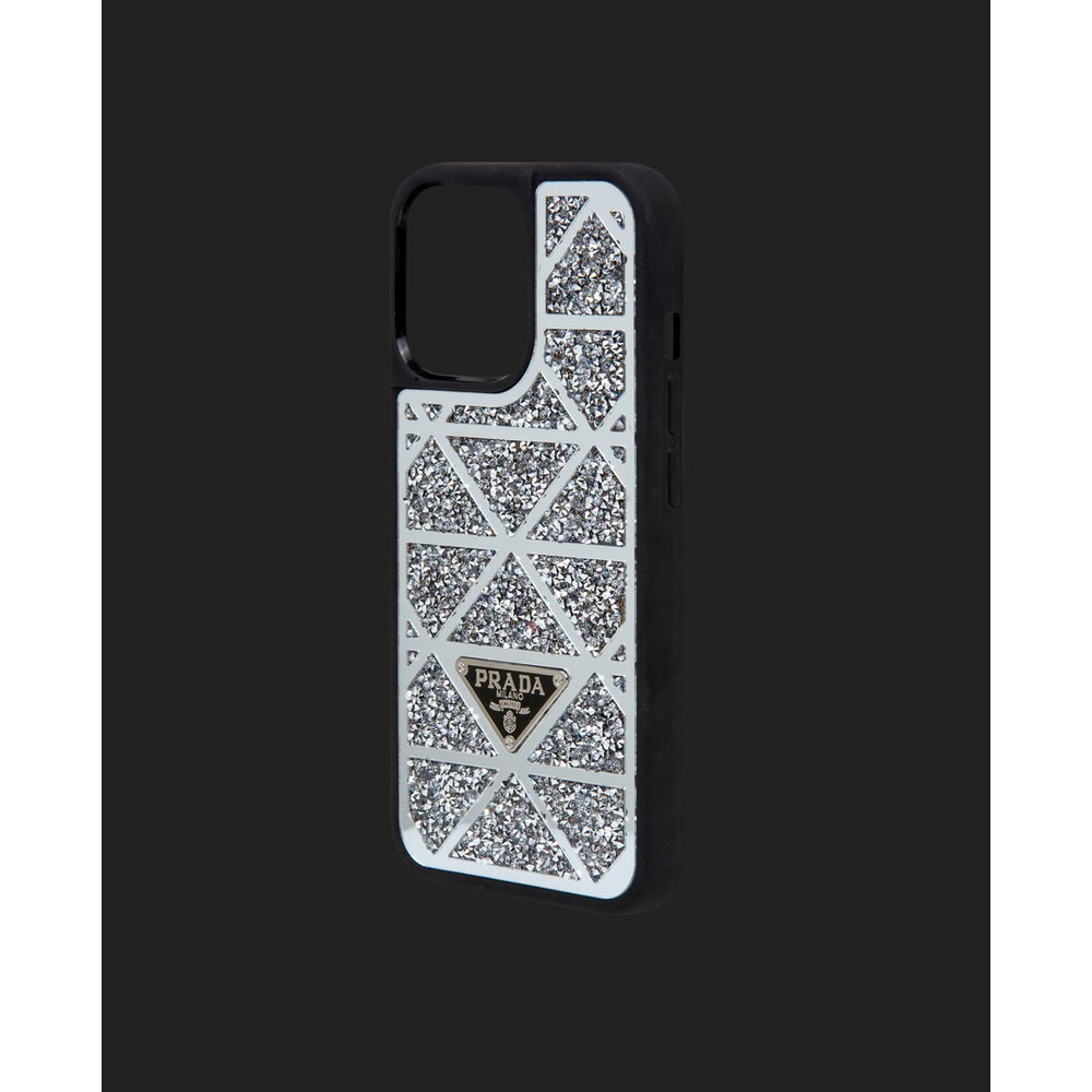 Gri Taşlı Telefon Kılıfı - DK020 - iPhone 14 Pro